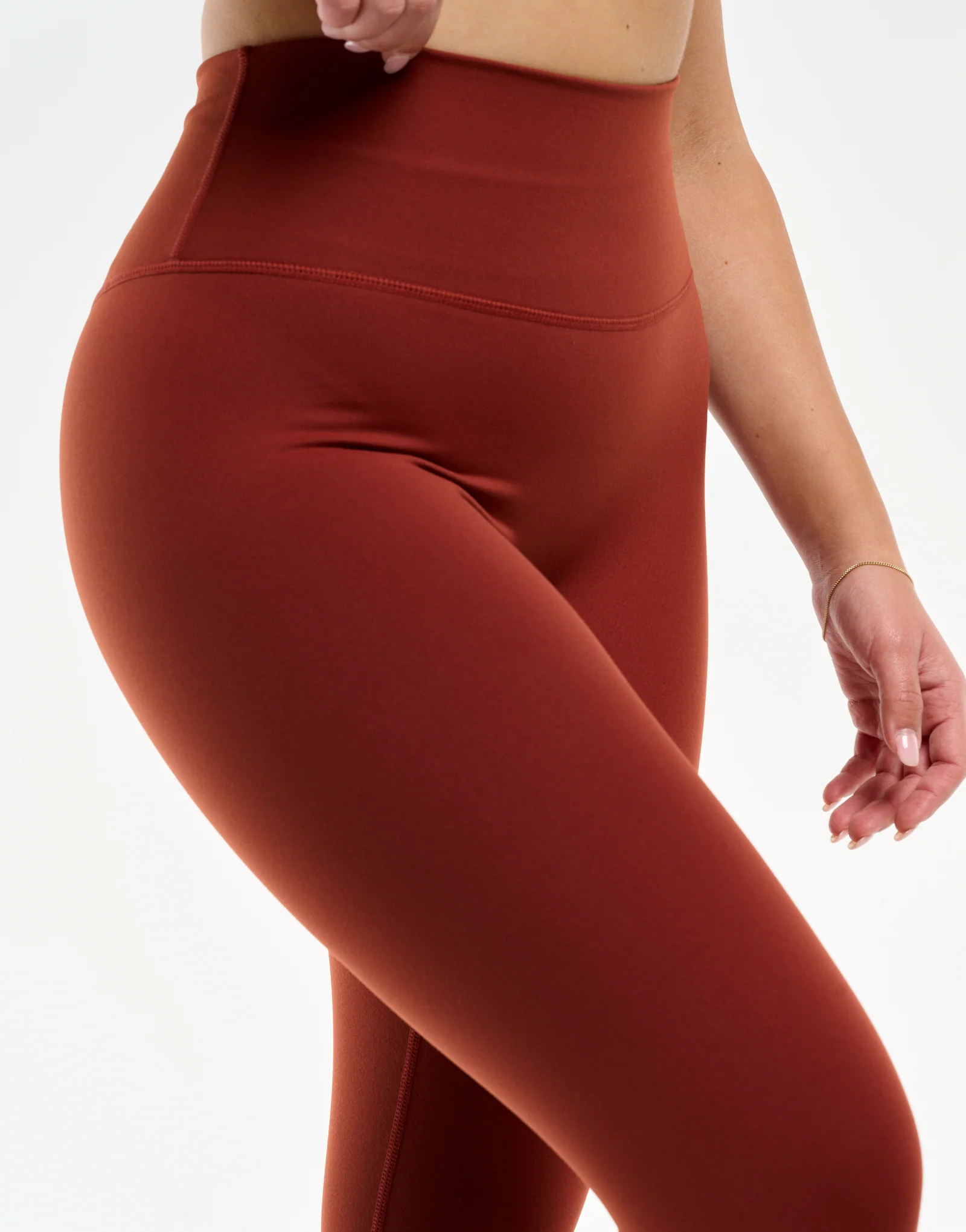 All Day Crop Leggings - Brown - Image 5