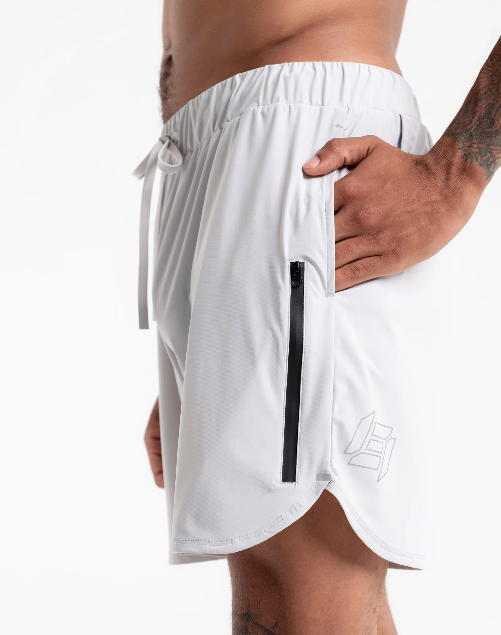 Apex Trainer Shorts - Grey - Image 4