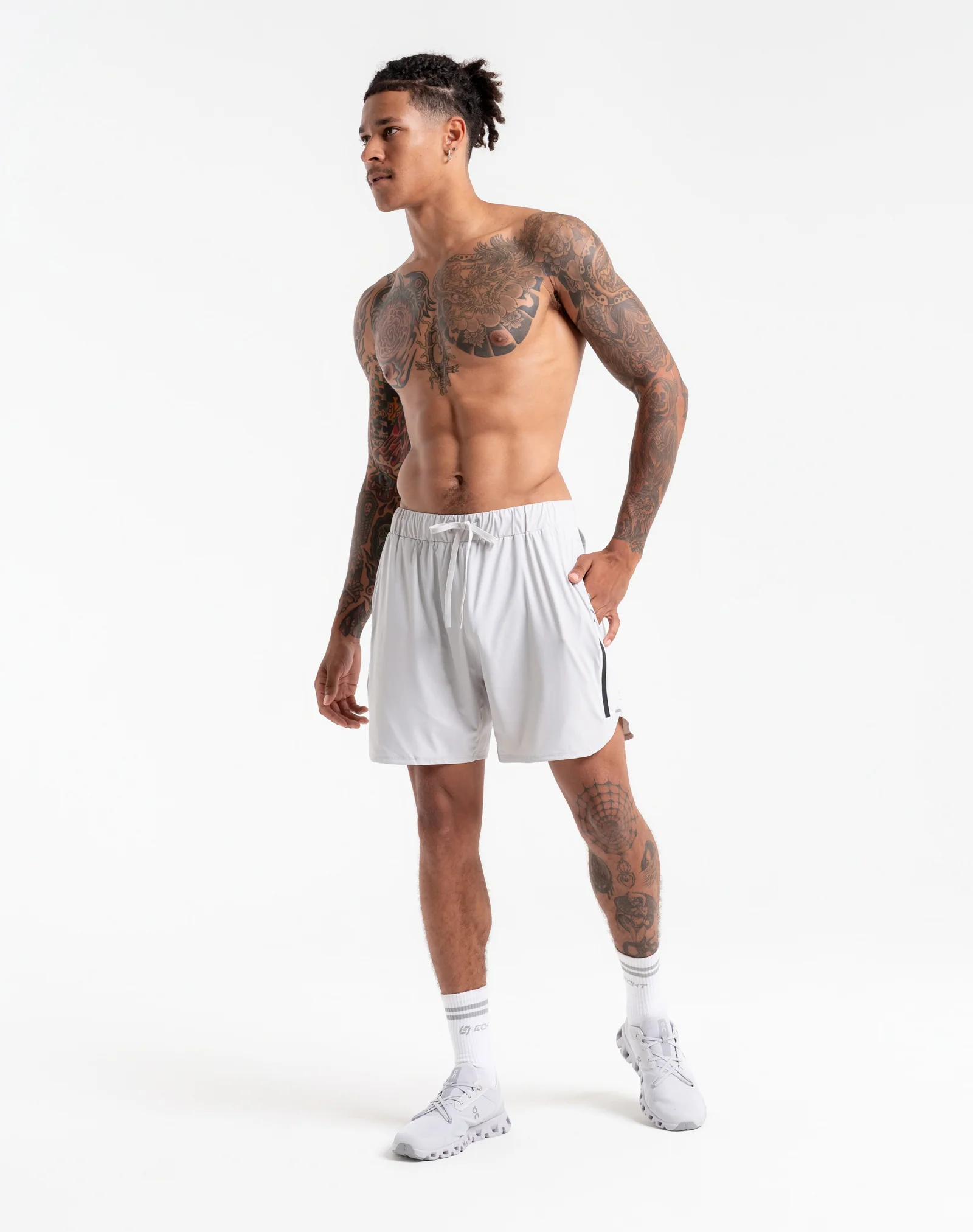 Apex Trainer Shorts - Grey - Image 5