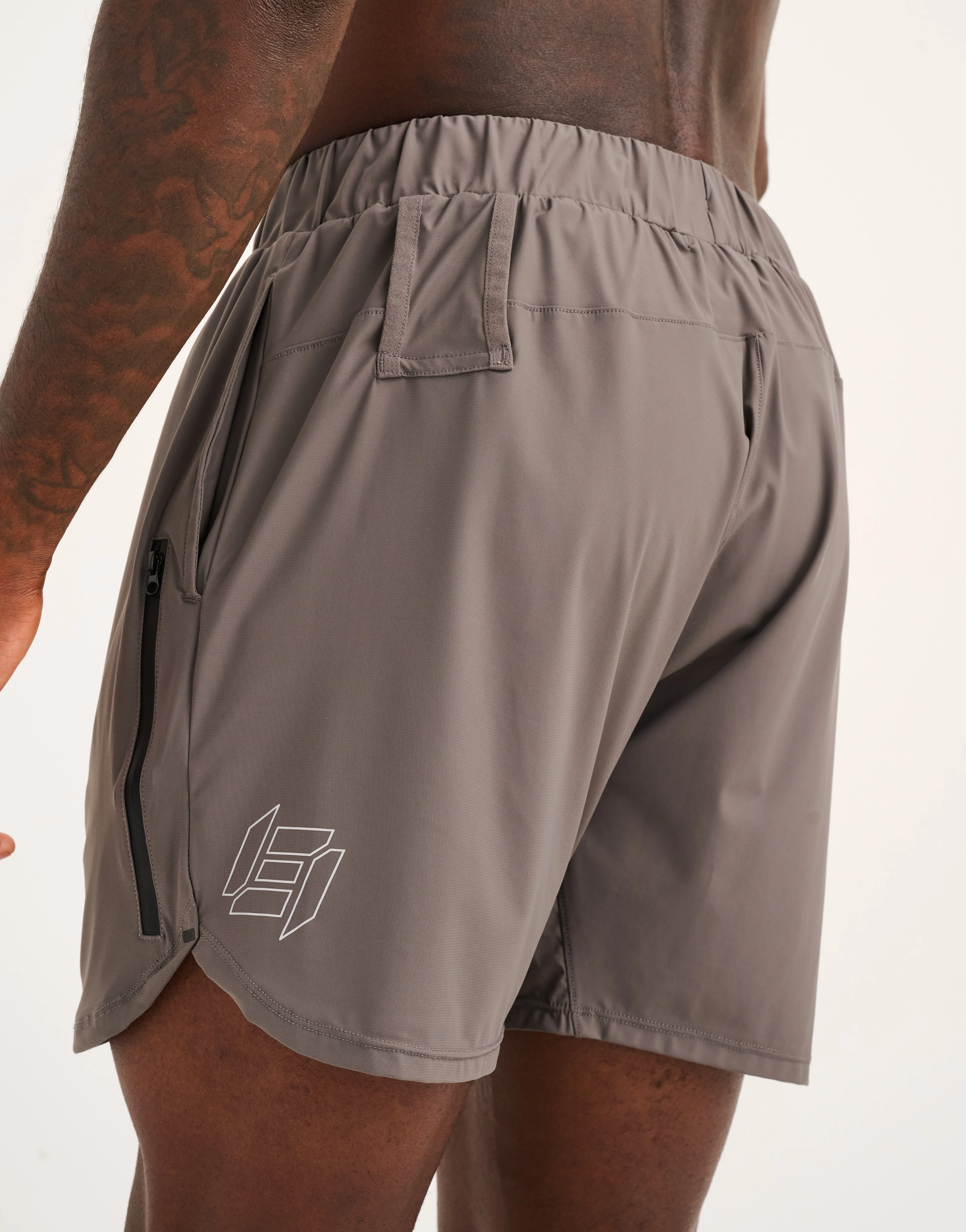Apex Trainer Shorts - Slate Grey - Image 4