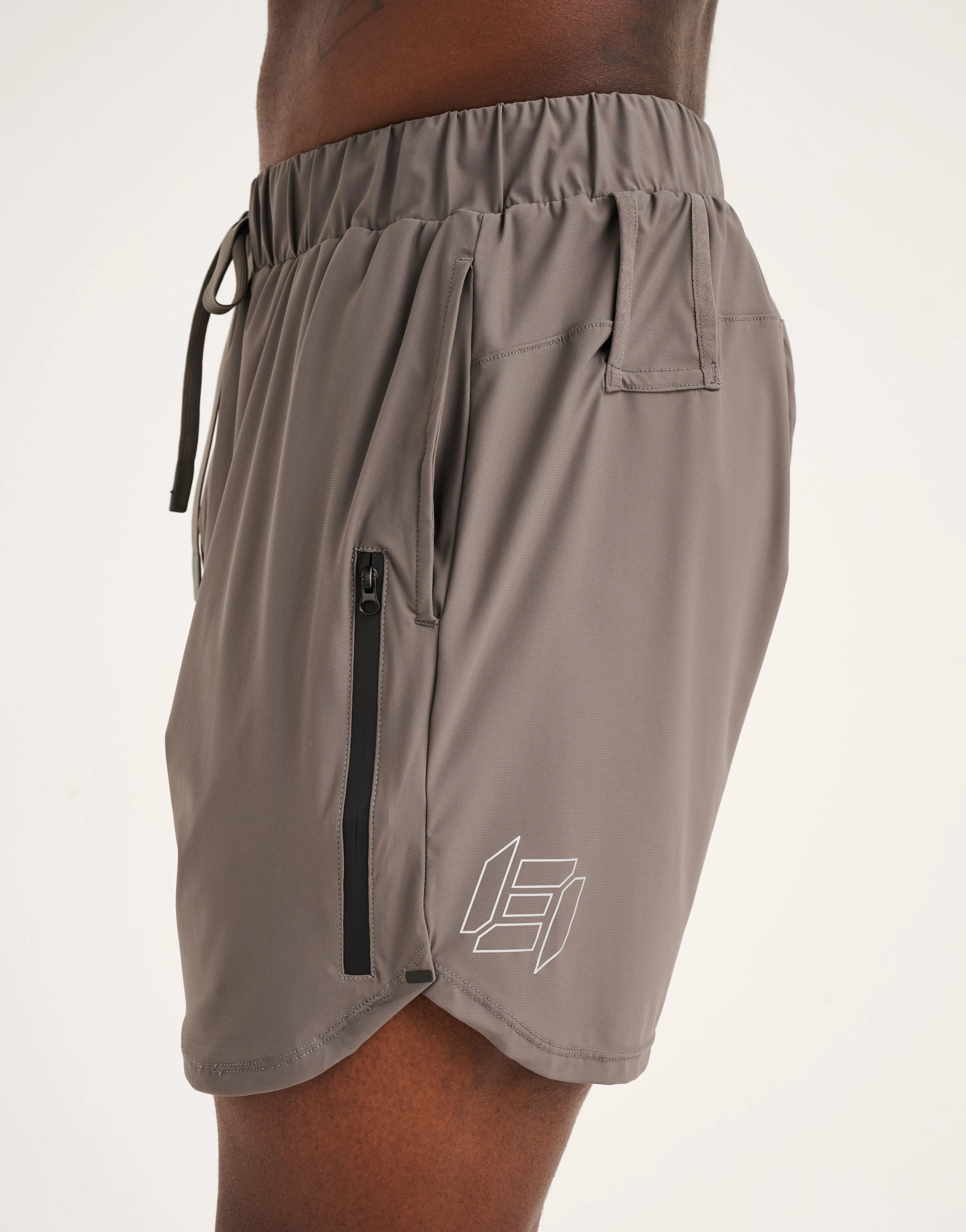 Apex Trainer Shorts - Slate Grey - Image 5