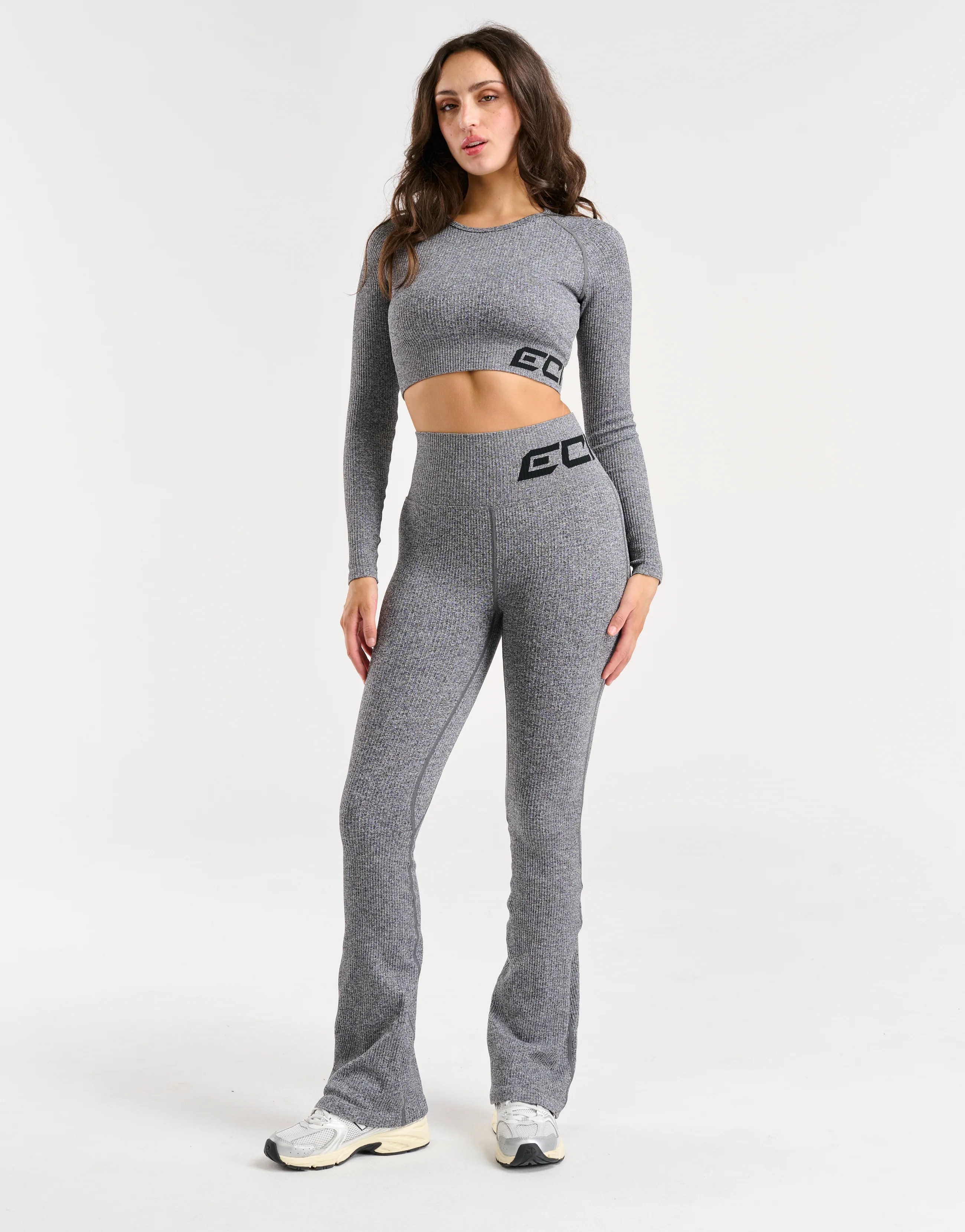 Arise Comfort Flare Leggings - Charcoal - Image 10