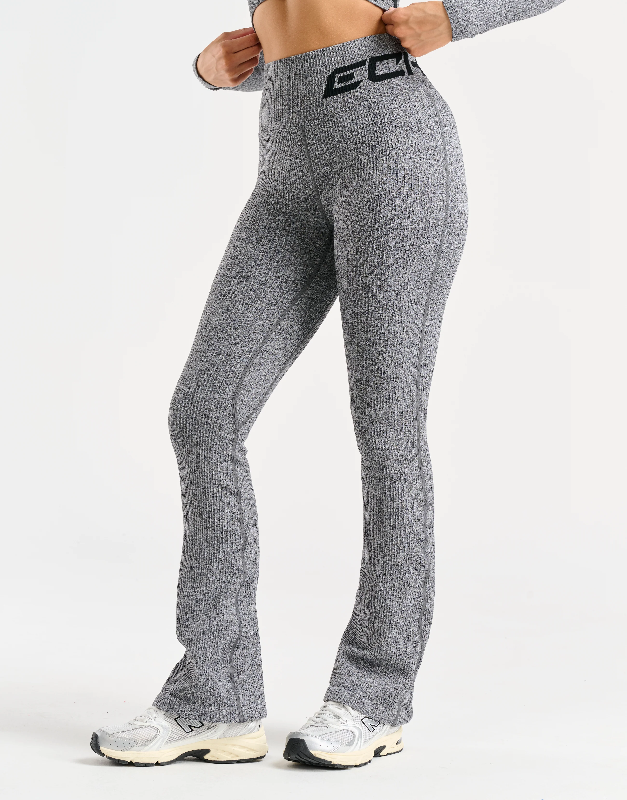 Arise Comfort Flare Leggings - Charcoal - Image 8