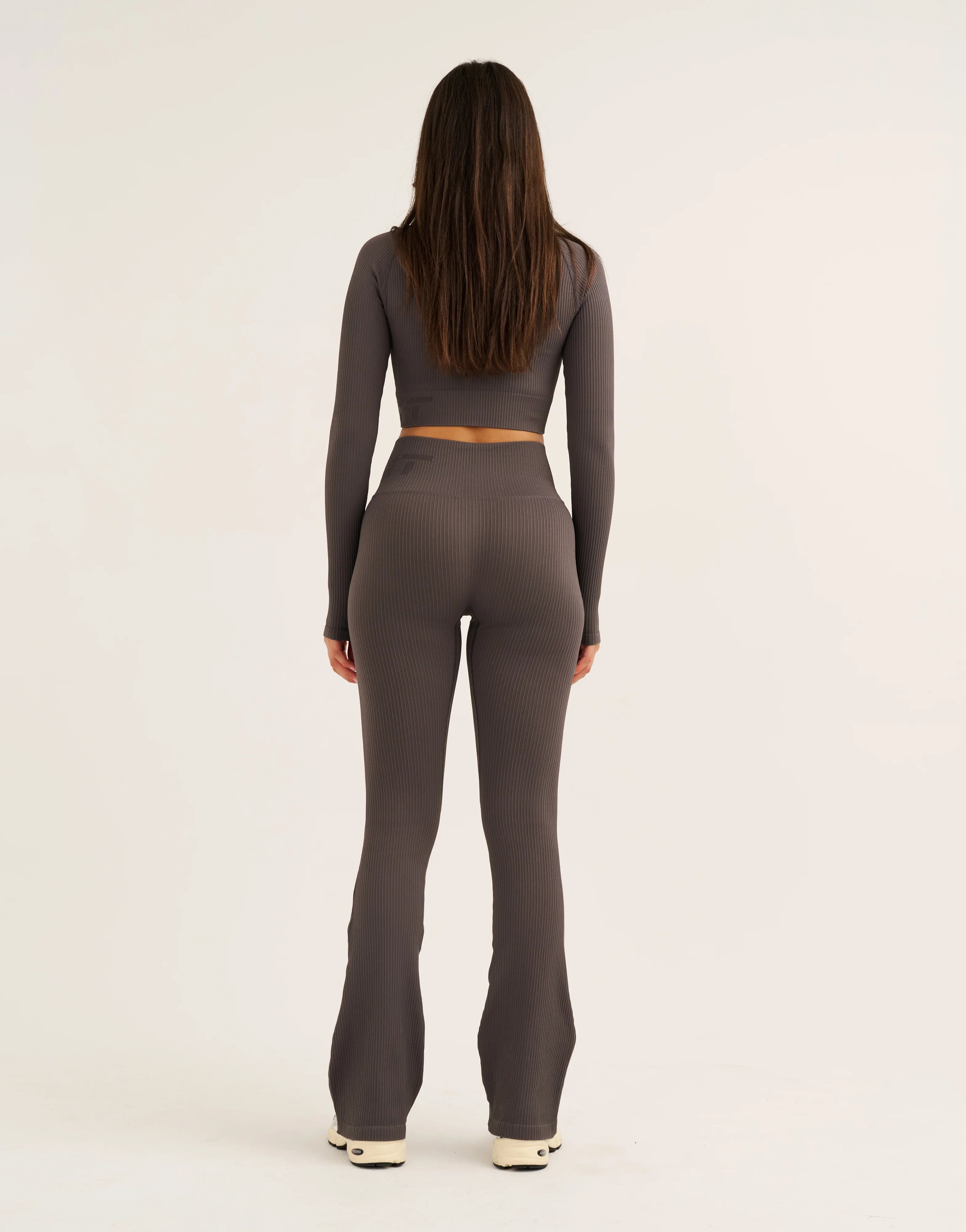 Arise Comfort Flare Leggings V2 - Slate Grey - Image 9