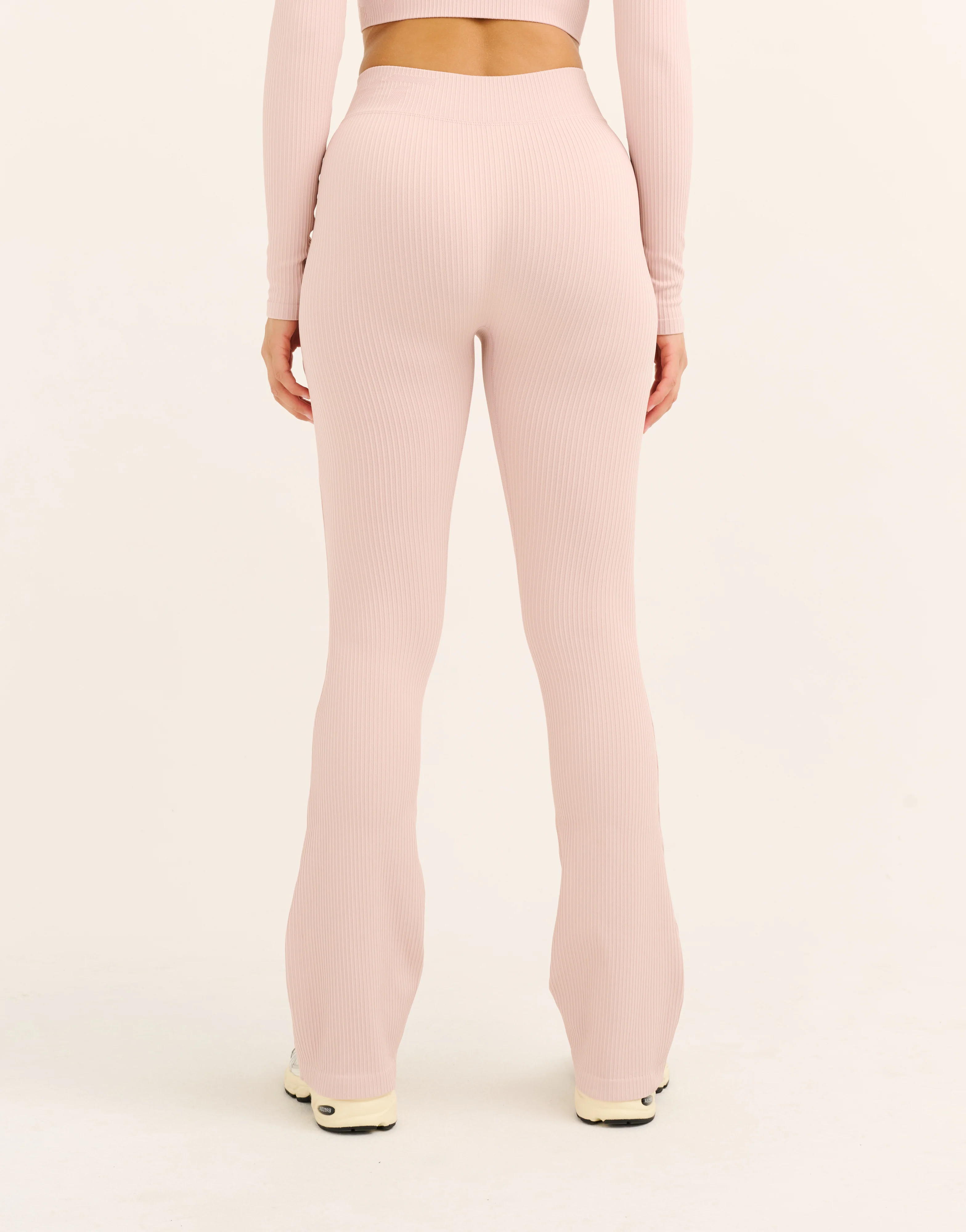 Arise Comfort Mid-Waist Flare Leggings - Mauve - Image 2