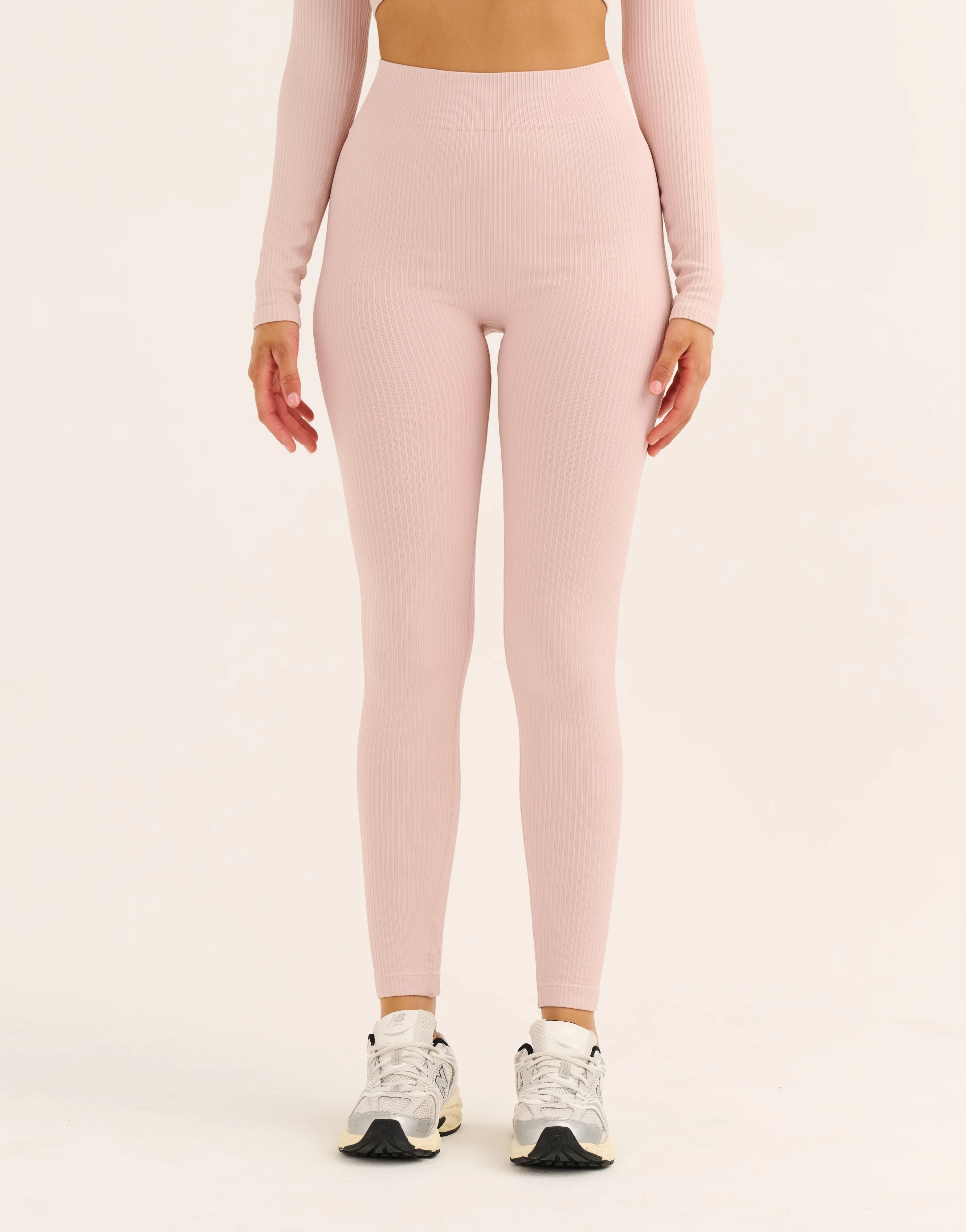 Arise Comfort Mid-Waist Leggings - Mauve - Image 7