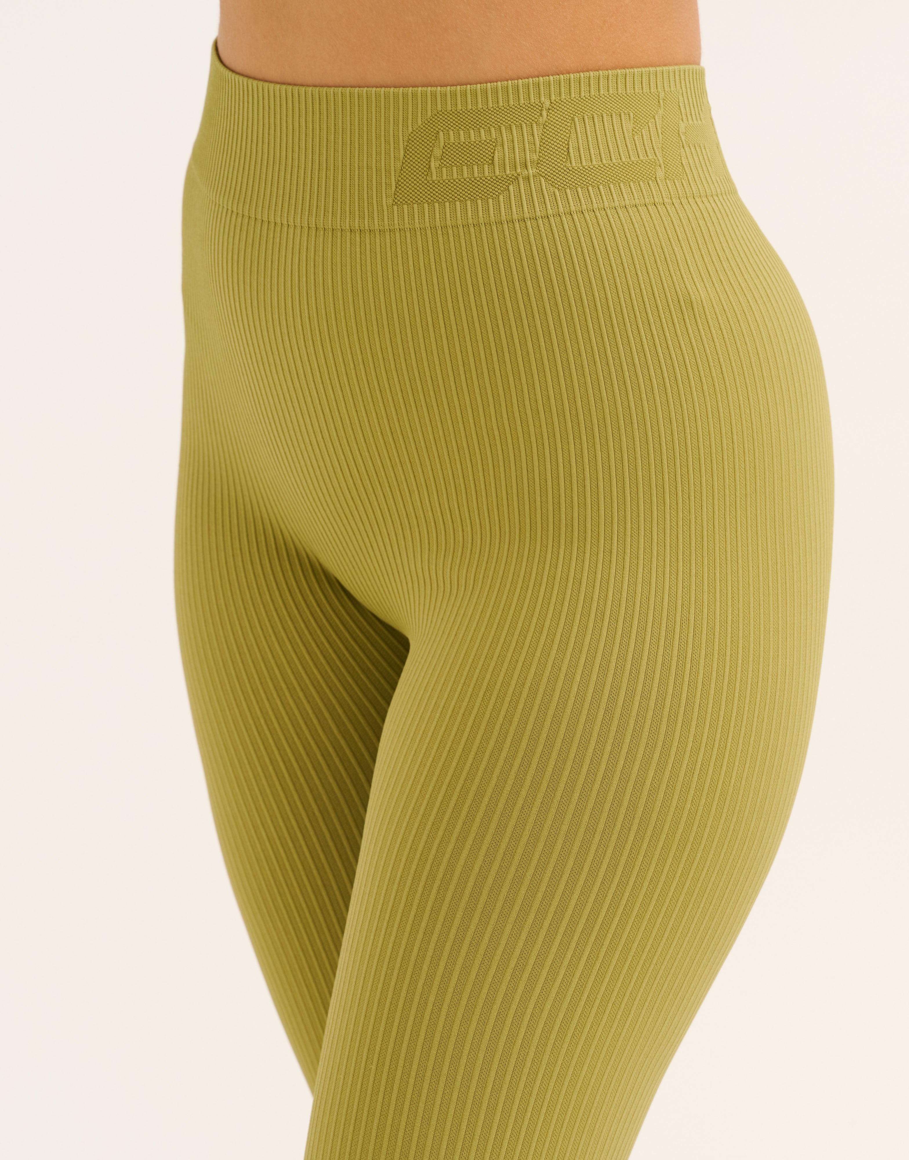 Arise Comfort Mid-Waist Leggings - Olive - Image 8
