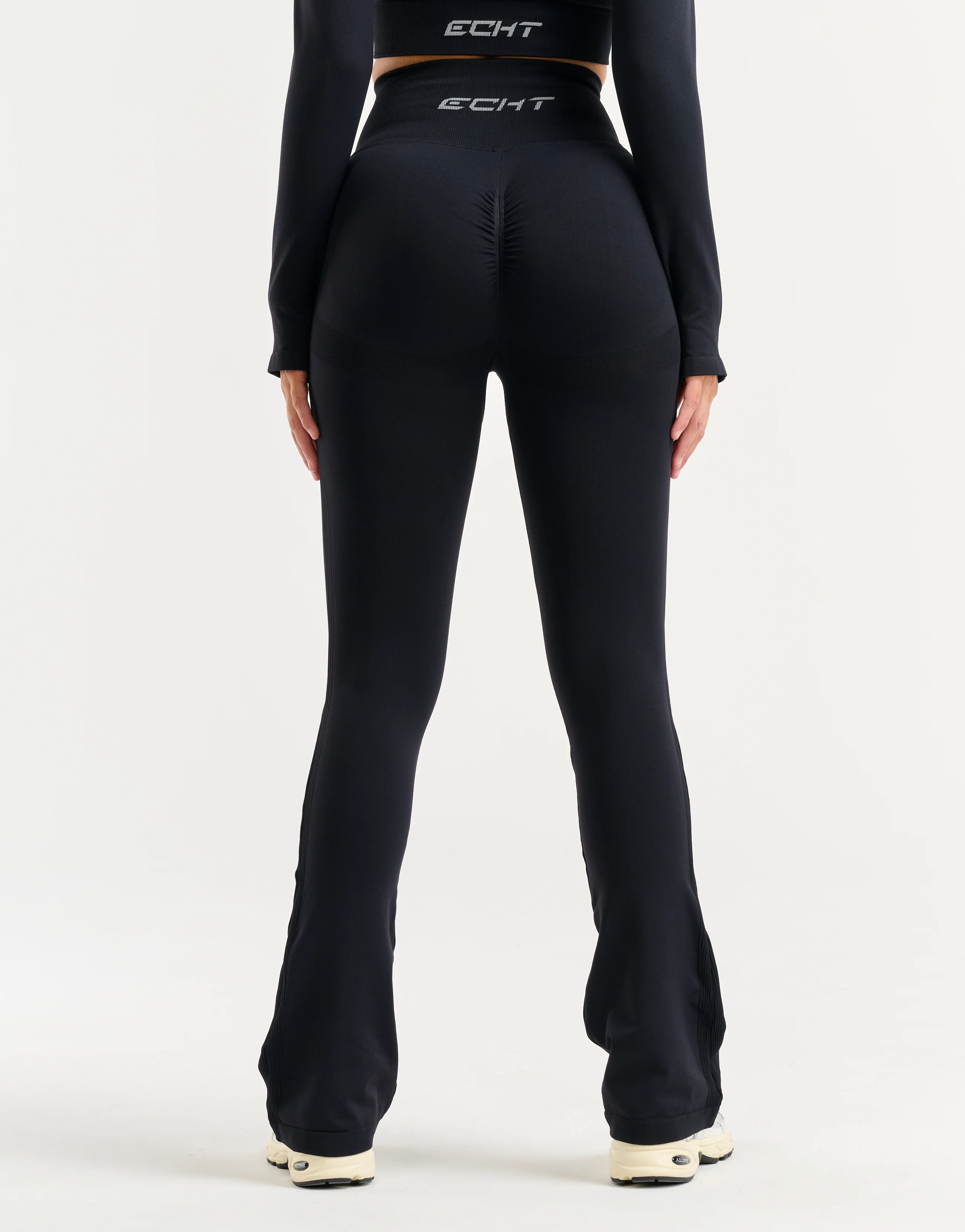 Arise Essential Flare Leggings - Black - Image 3