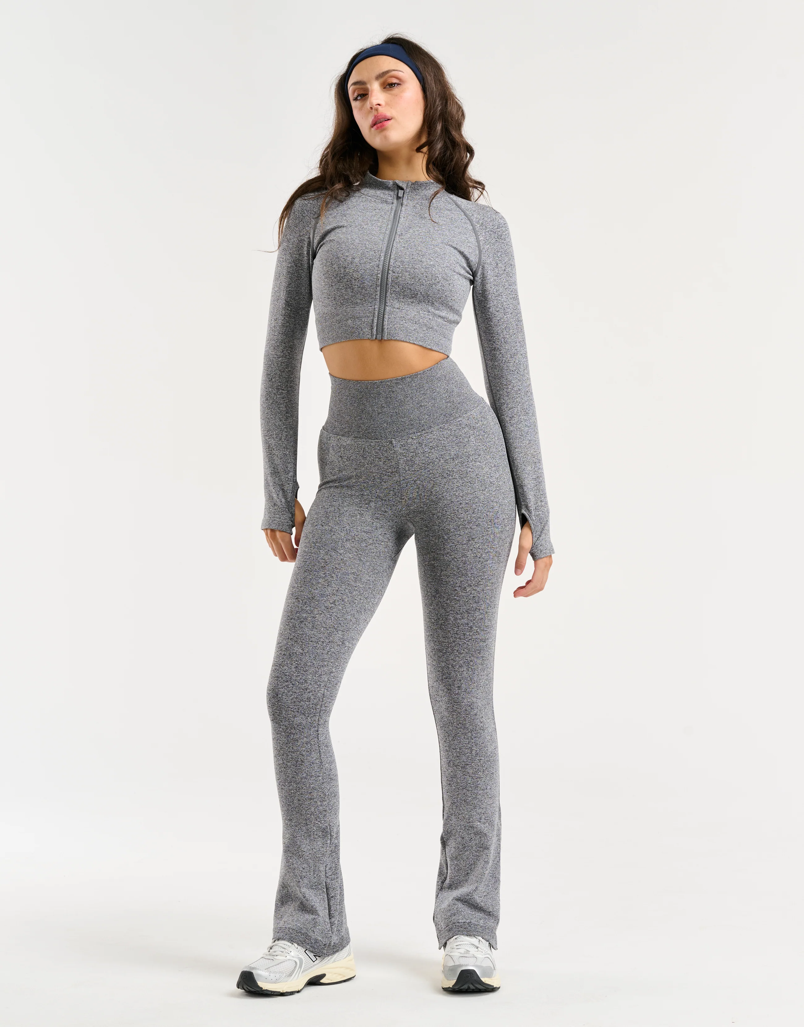 Arise Essential Flare Leggings - Charcoal - Image 6