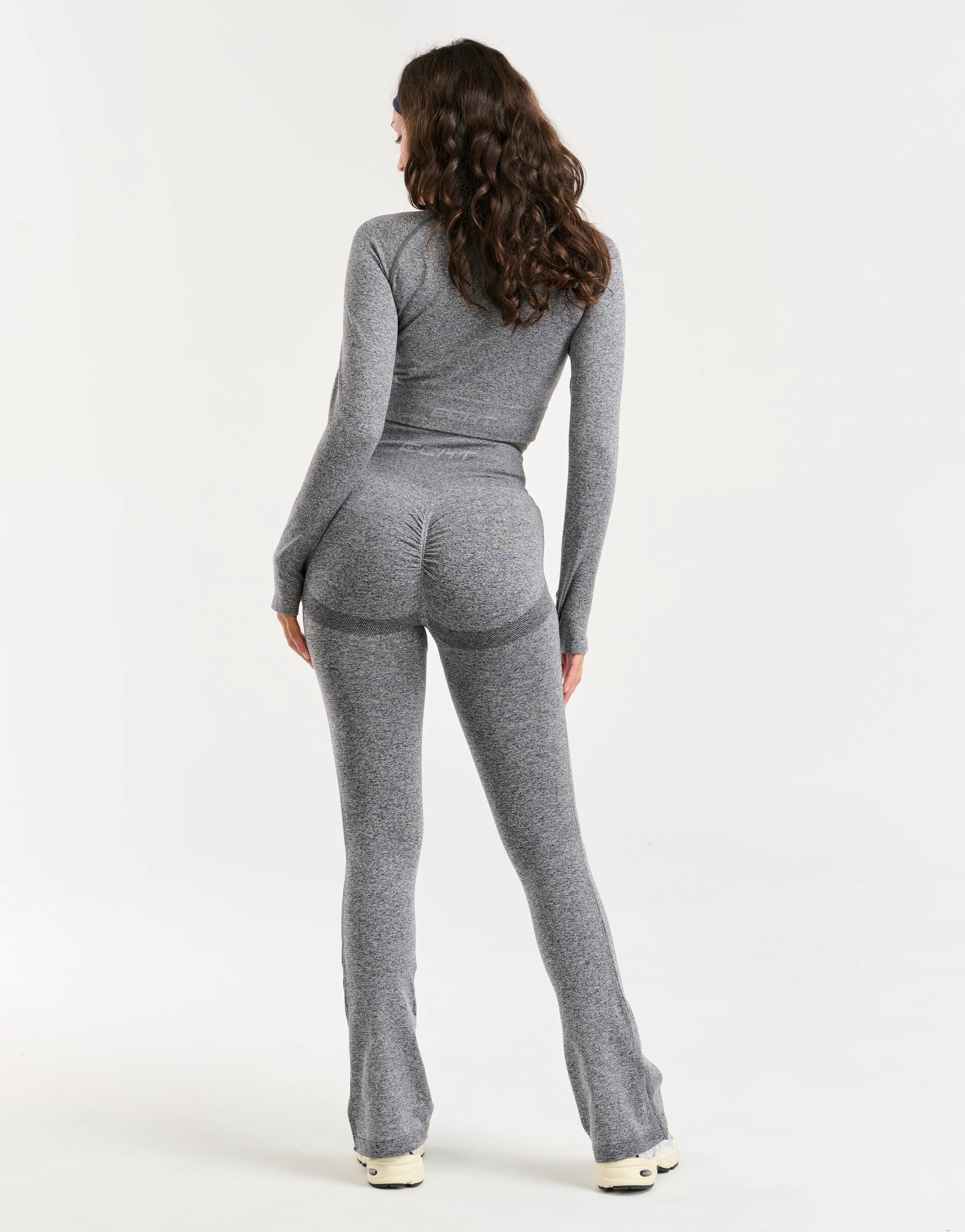 Arise Essential Flare Leggings - Charcoal - Image 9