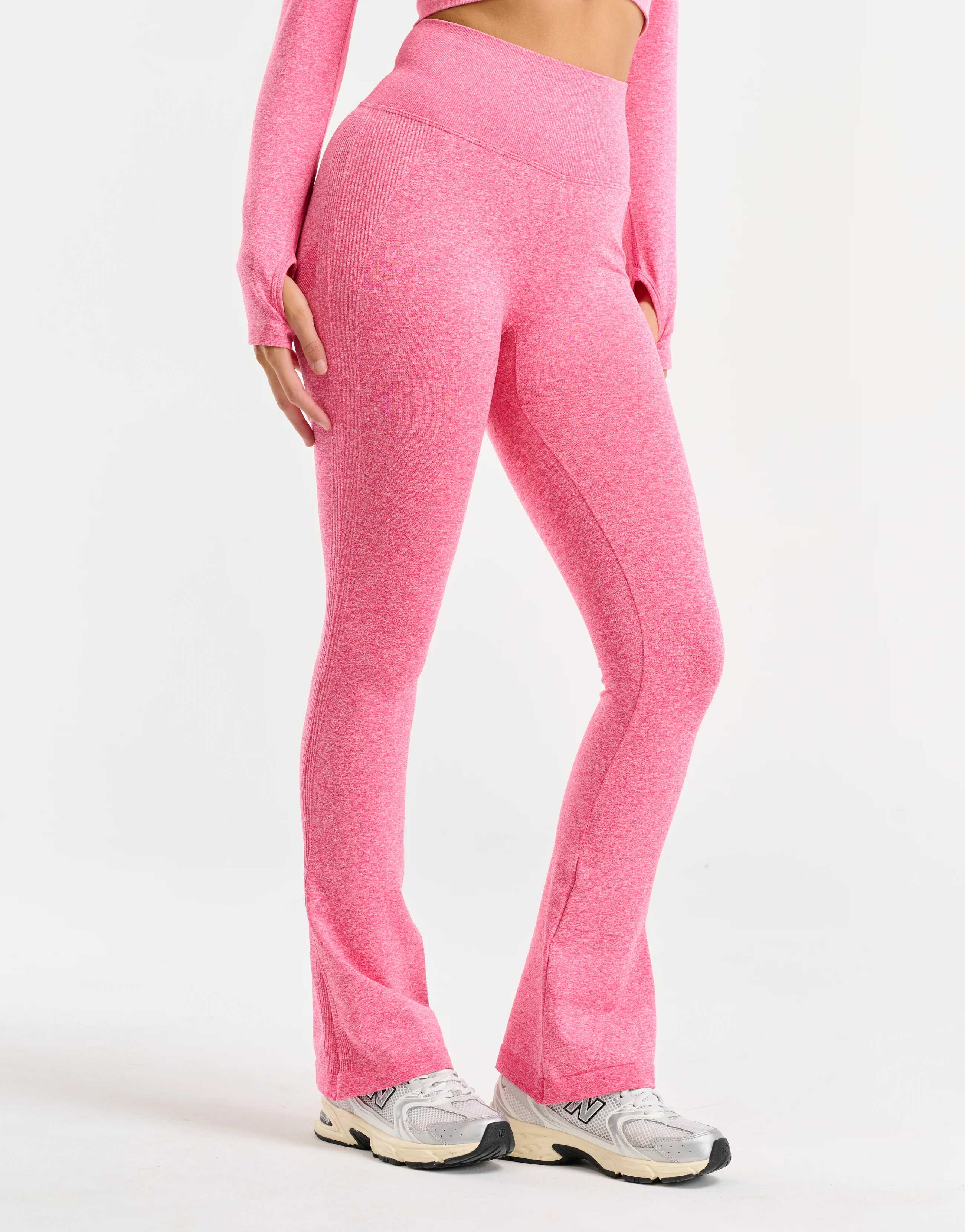 Arise Essential Flare Leggings - Pink - Image 10