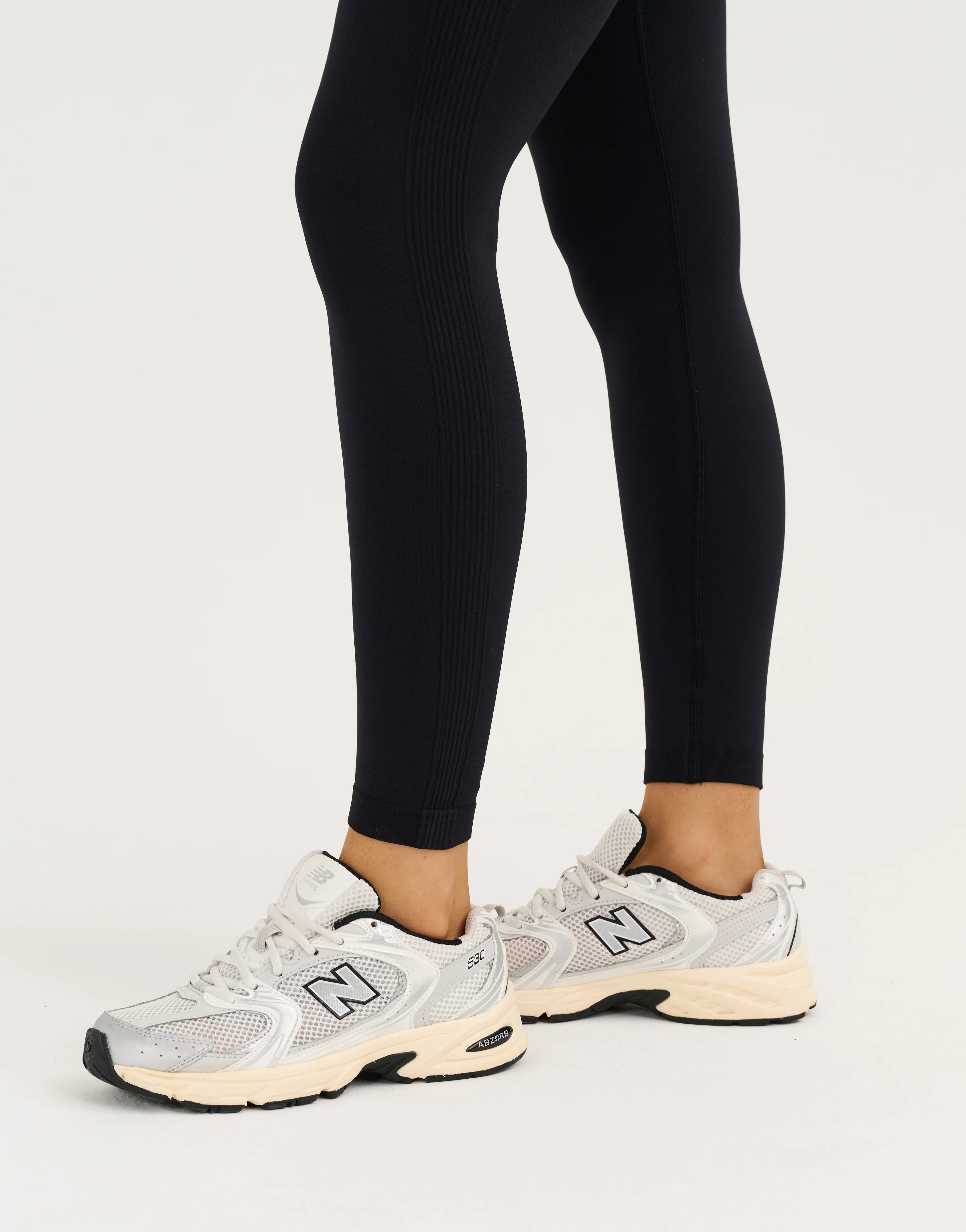 Arise Essential Mid-Waist Leggings V2 - Stealth Black - Image 12
