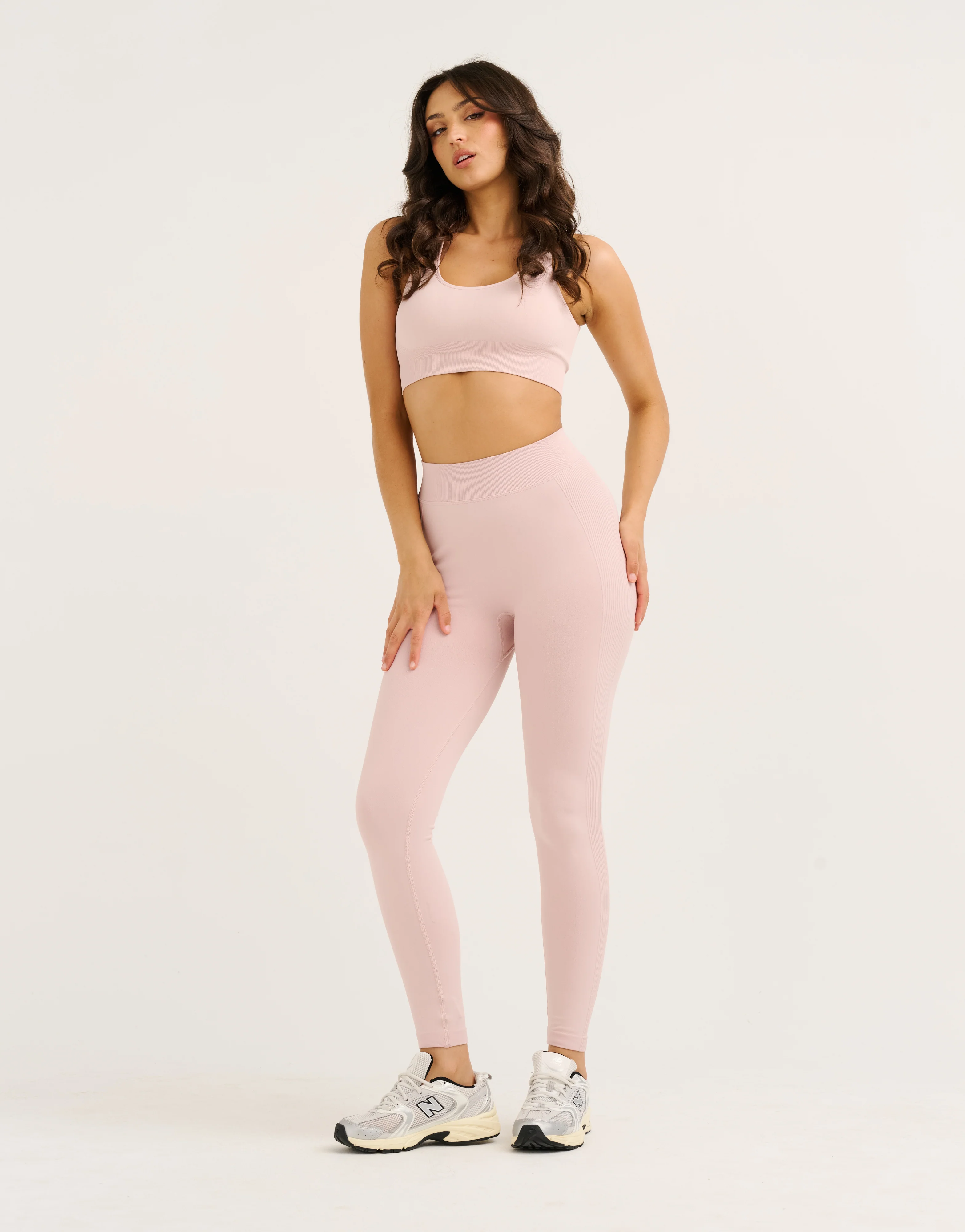 Arise Essential Mid-Waist Leggings V2 - Mauve - Image 8