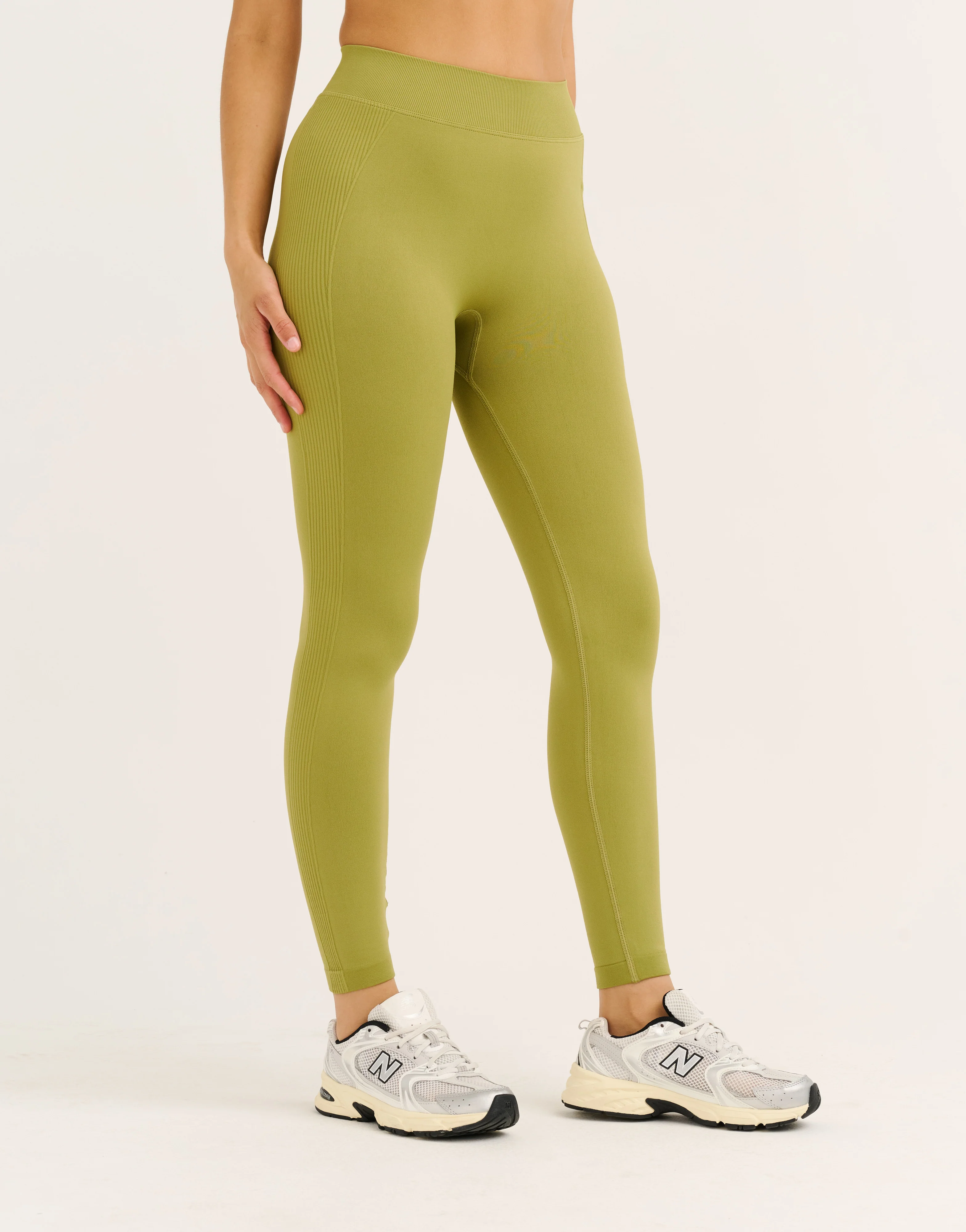 Arise Essential Mid-Waist Leggings V2 - Olive - Image 5