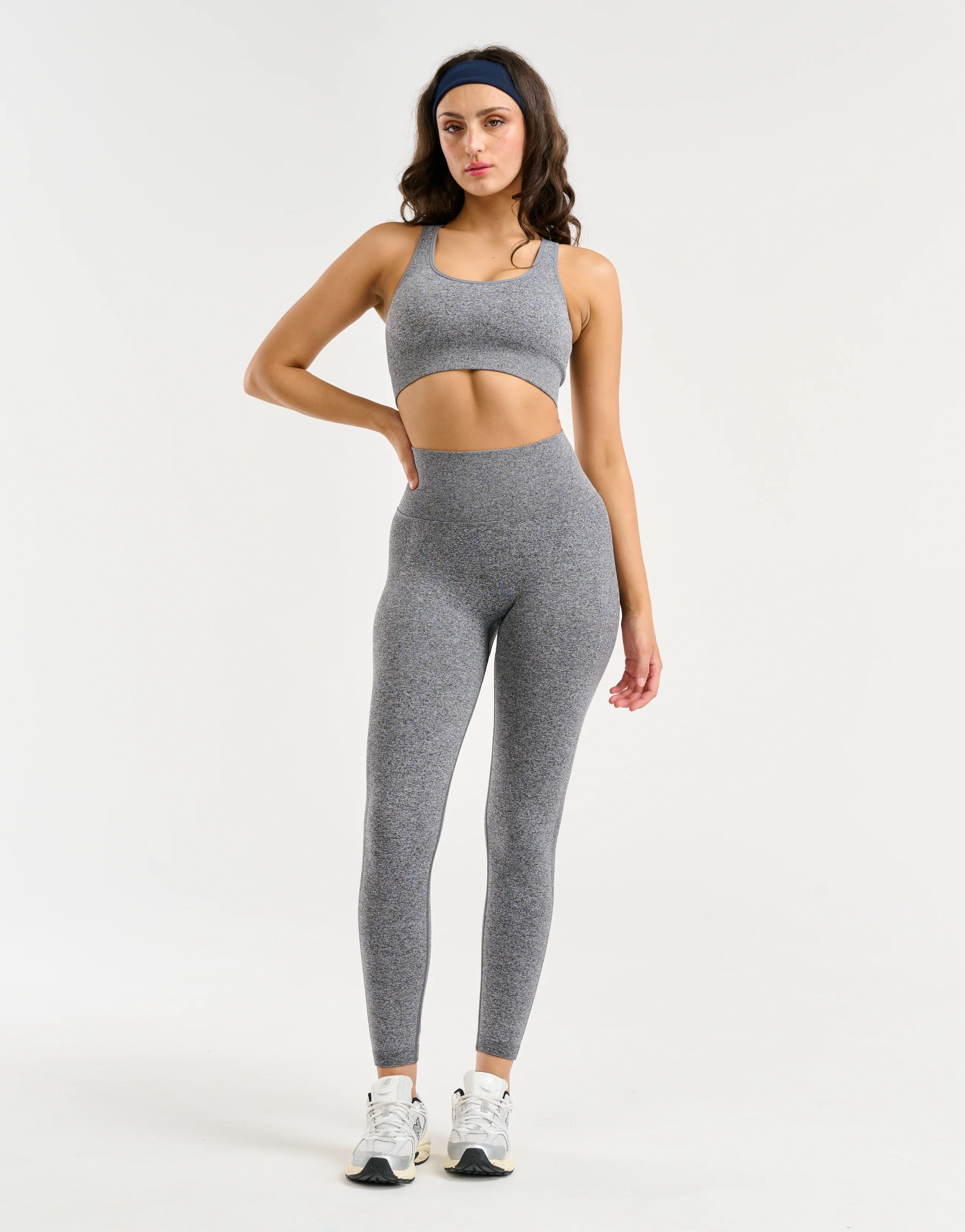 Arise Essential Sports Bra - Charcoal - Image 3