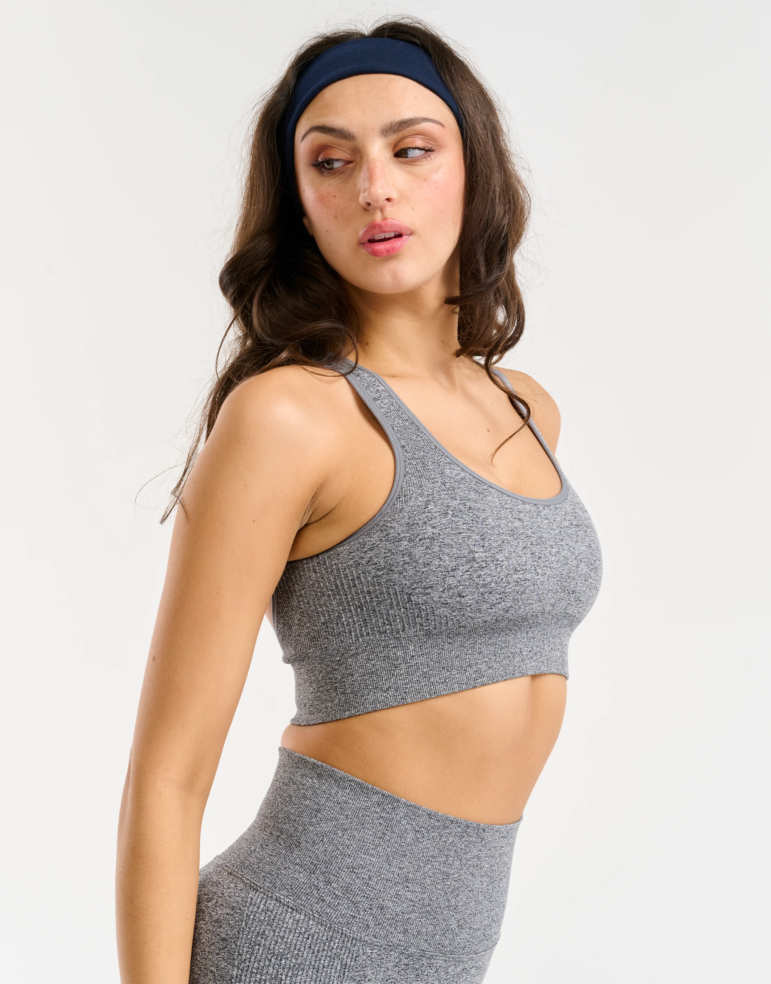 Arise Essential Sports Bra - Charcoal - Image 6