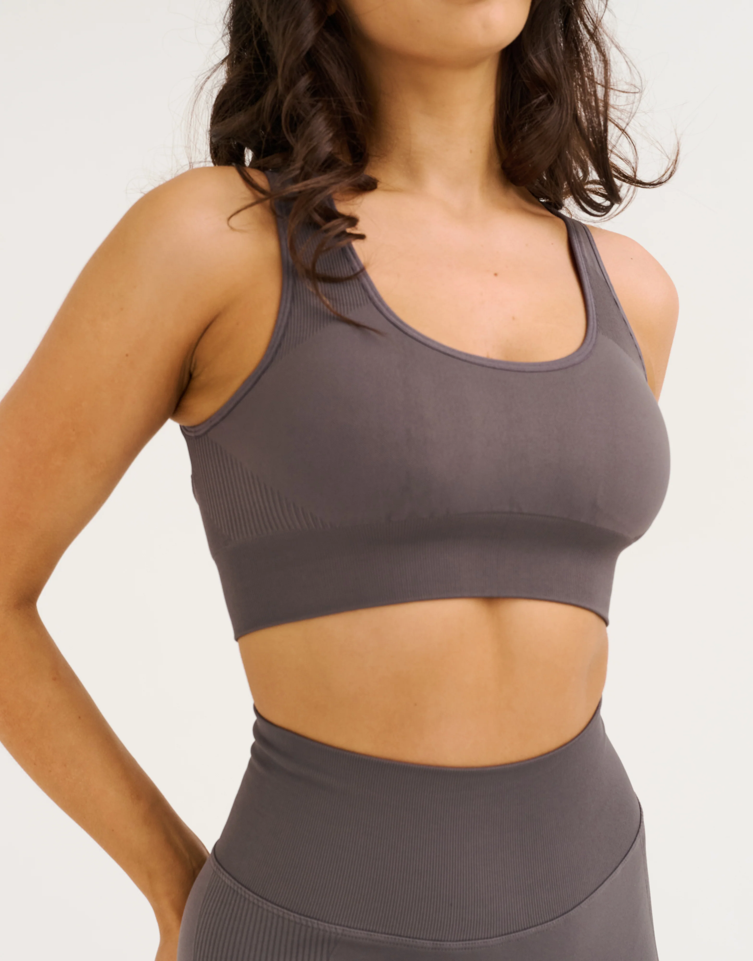 Arise Essential Sports Bra - Slate Grey - Image 3