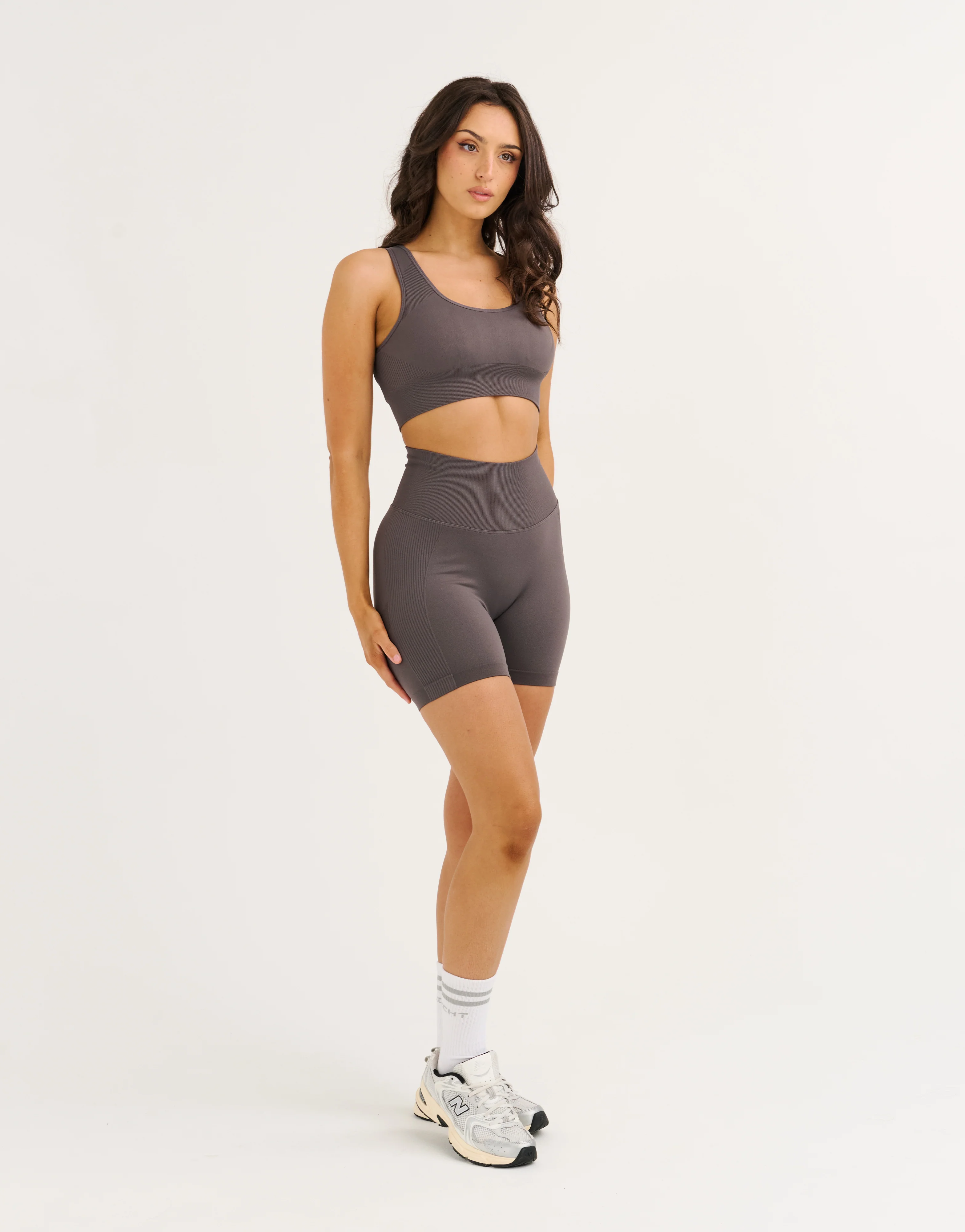 Arise Essential Sports Bra - Slate Grey - Image 9