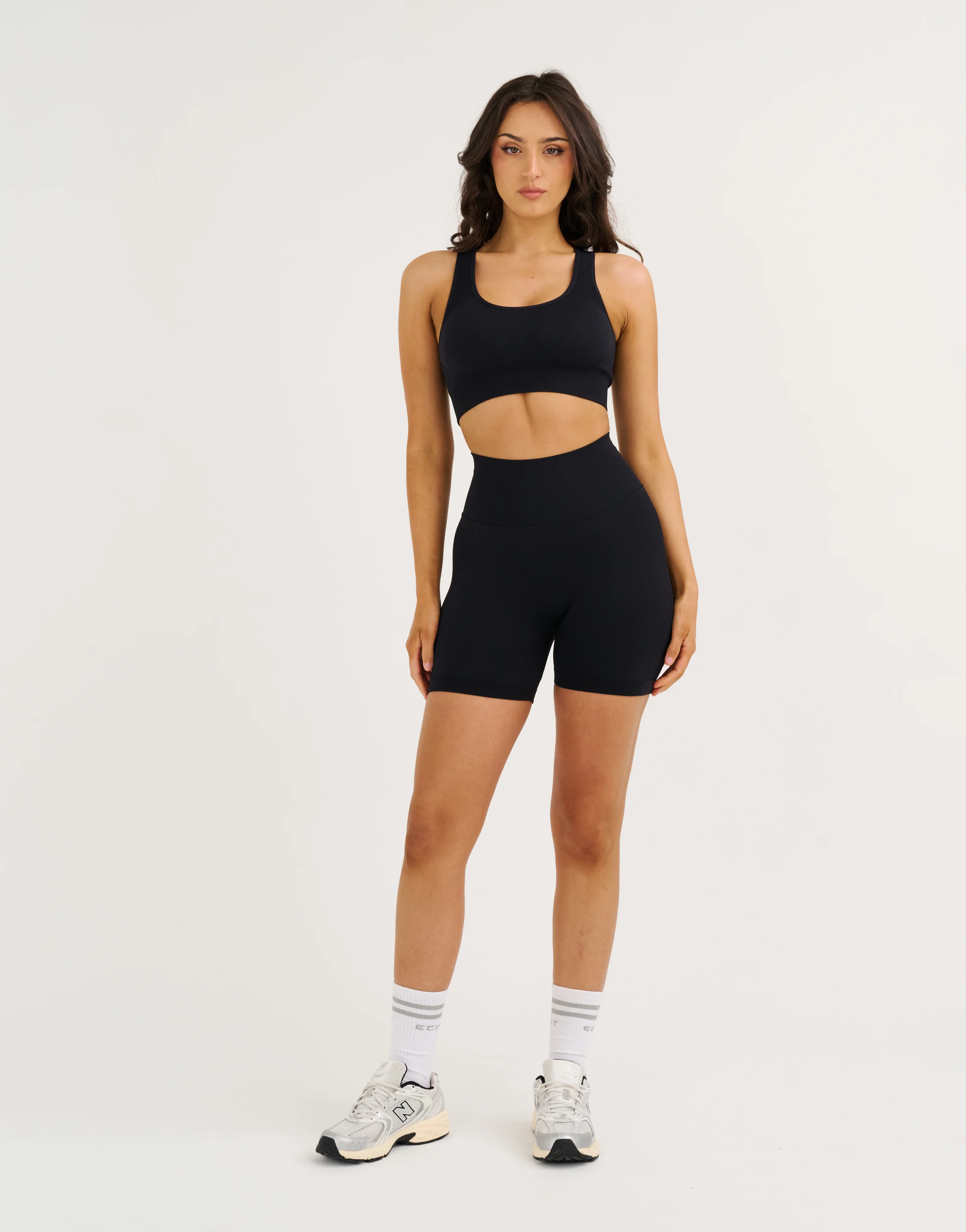 Arise Essential Sports Bra - Stealth Black - Image 7