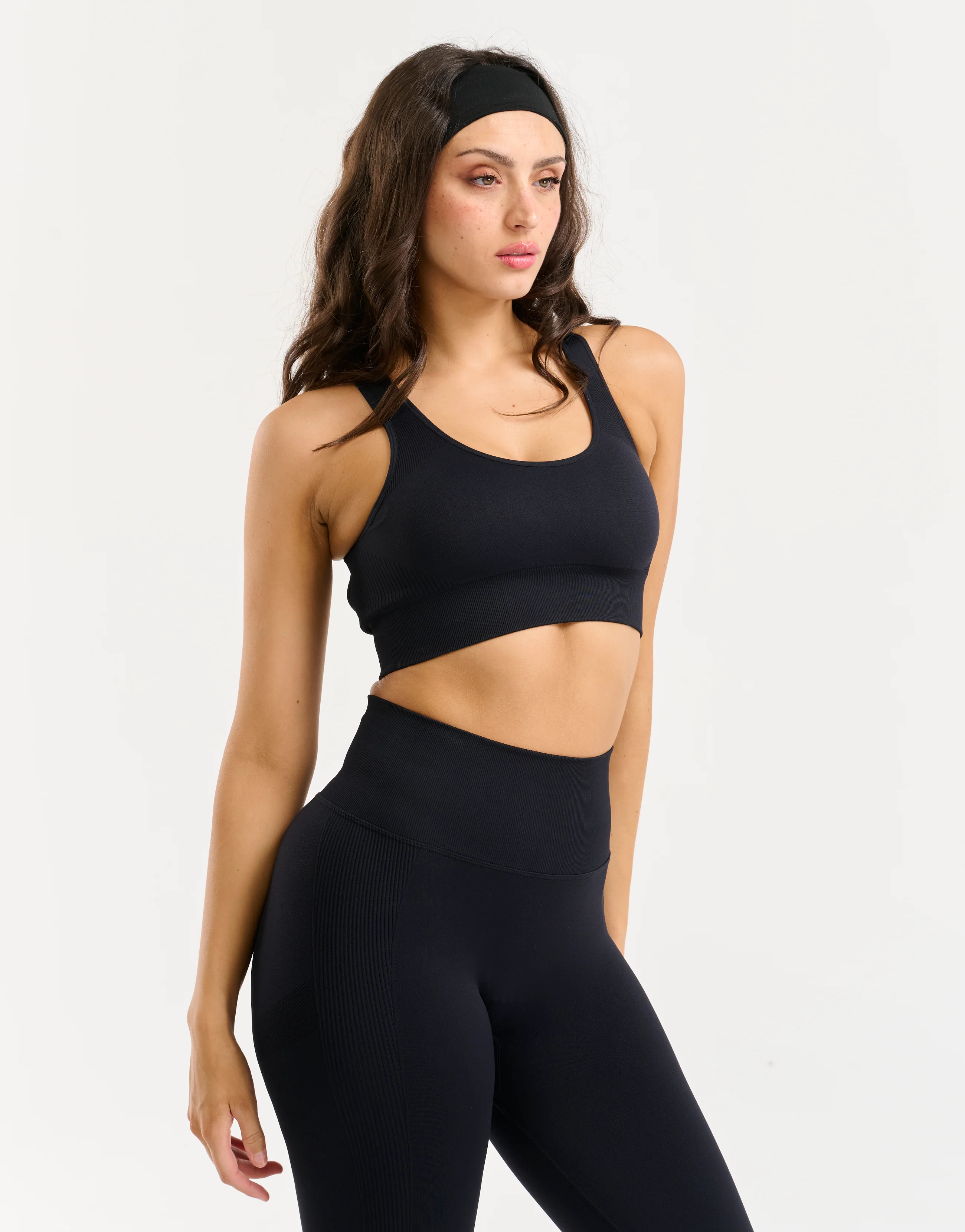 Arise Essential Sports Bra - Black - Image 4