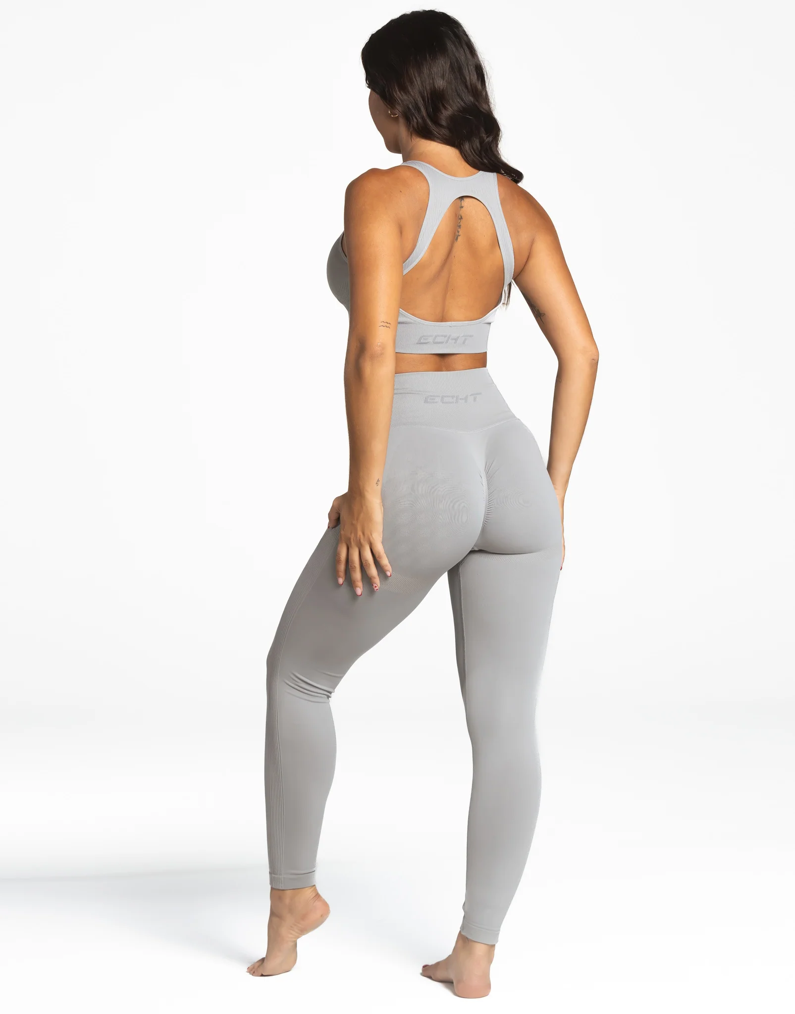 Arise Seamless Essential Sports Bra - Grey - Image 4
