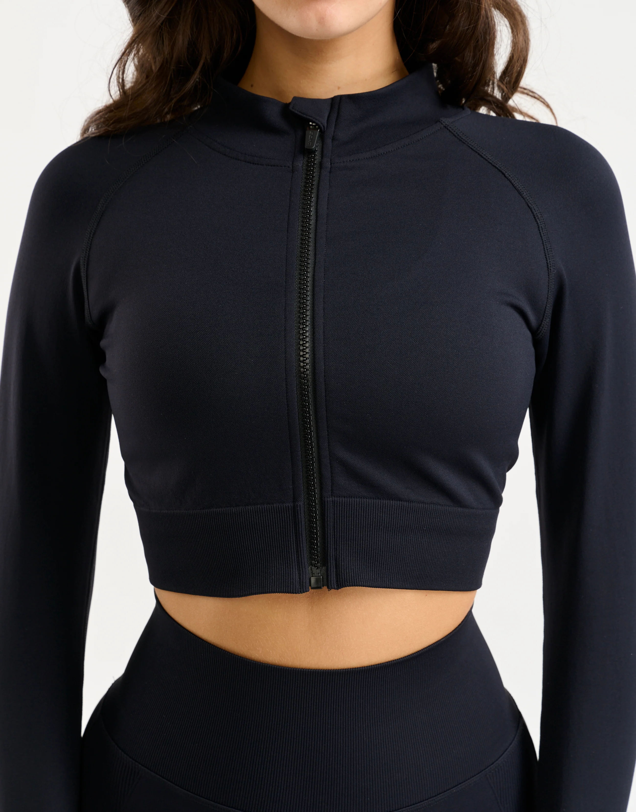 Arise Essential Zip-Up Long Sleeve - Black - Image 9