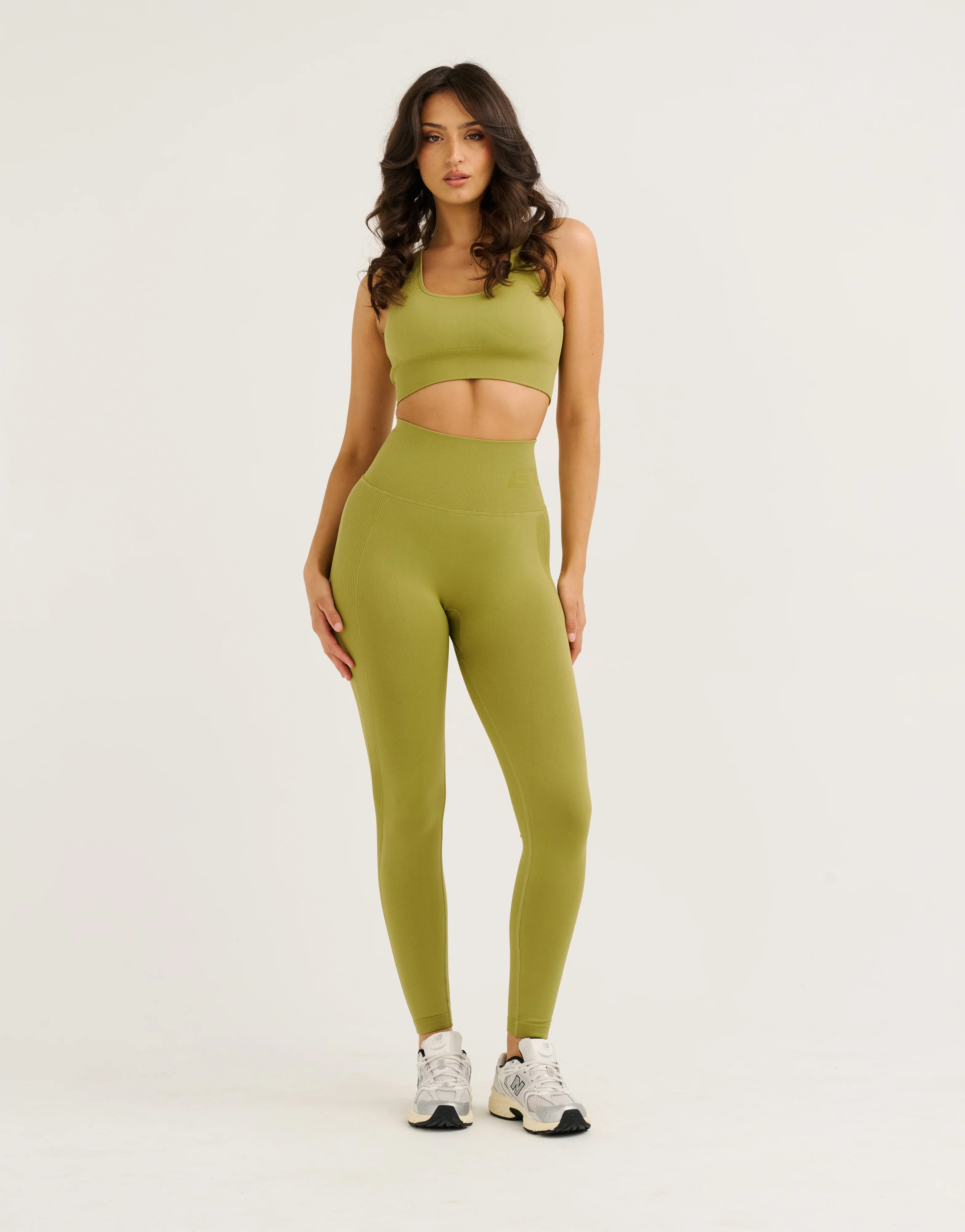 Arise Scrunch Leggings V2 - Olive - Image 12
