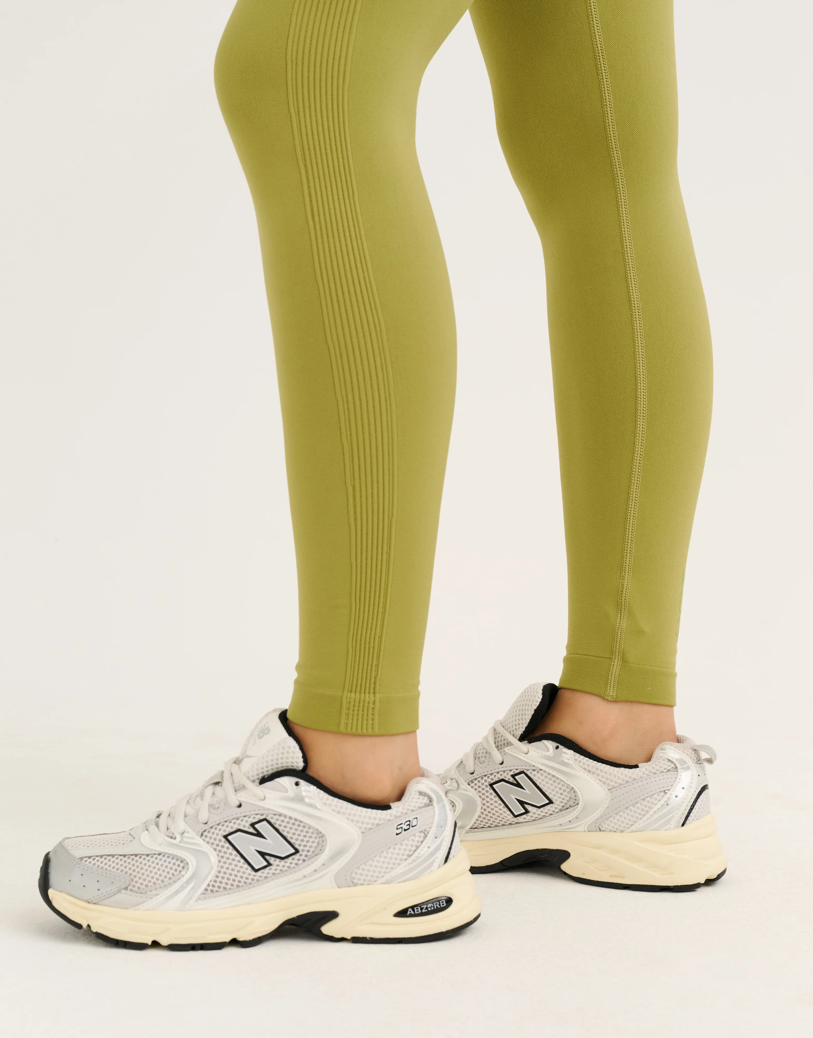 Arise Scrunch Mid-Waist Leggings - Olive - Image 7
