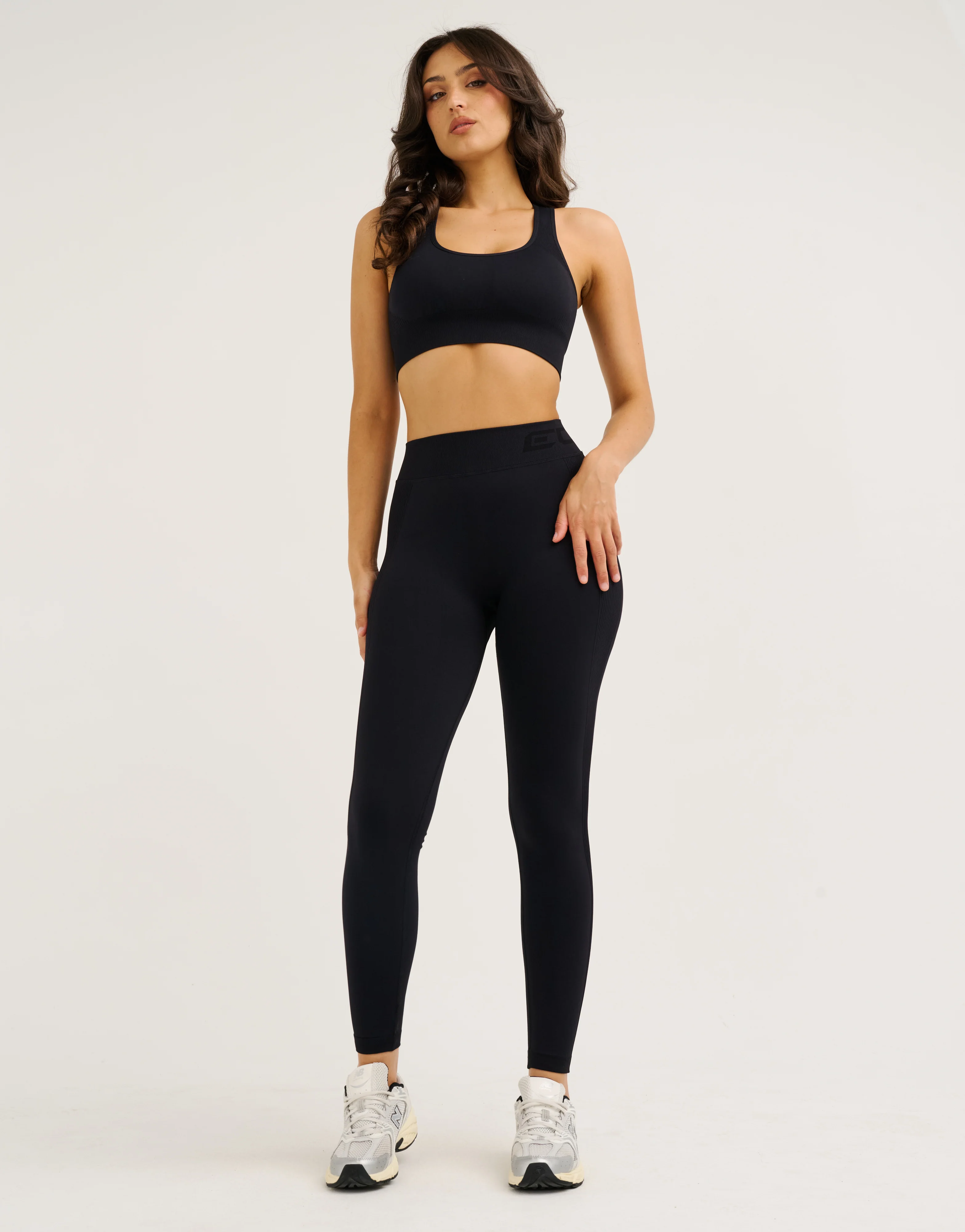Arise Scrunch Mid-Waist Leggings - Stealth Black - Image 9