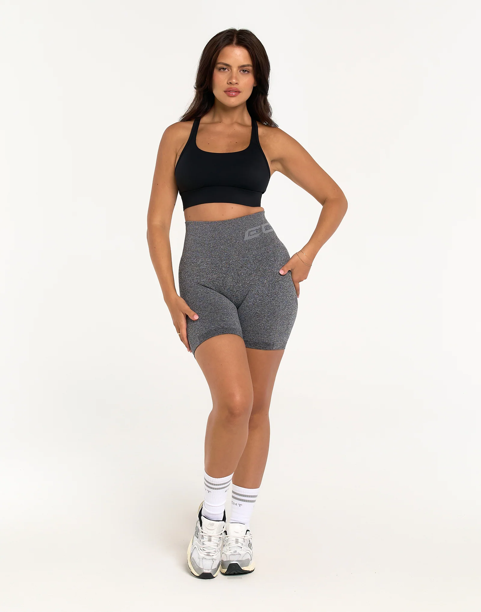 Arise Scrunch Shorts - Charcoal - Image 2