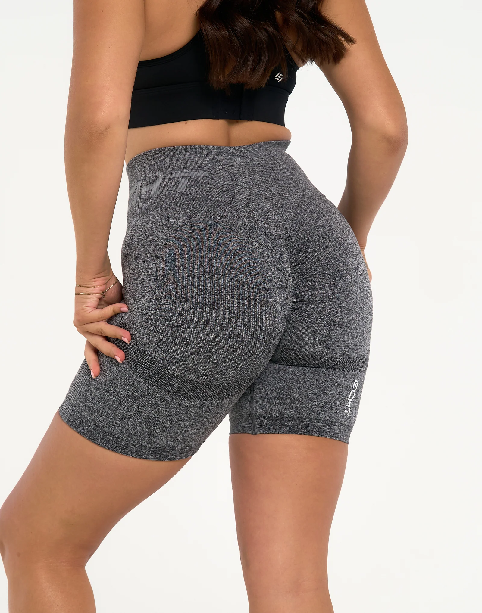 Arise Scrunch Shorts - Charcoal - Image 4