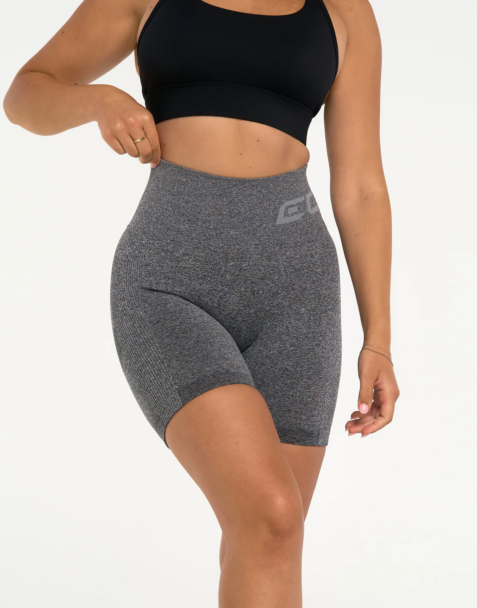 Arise Scrunch Shorts - Charcoal - Image 5