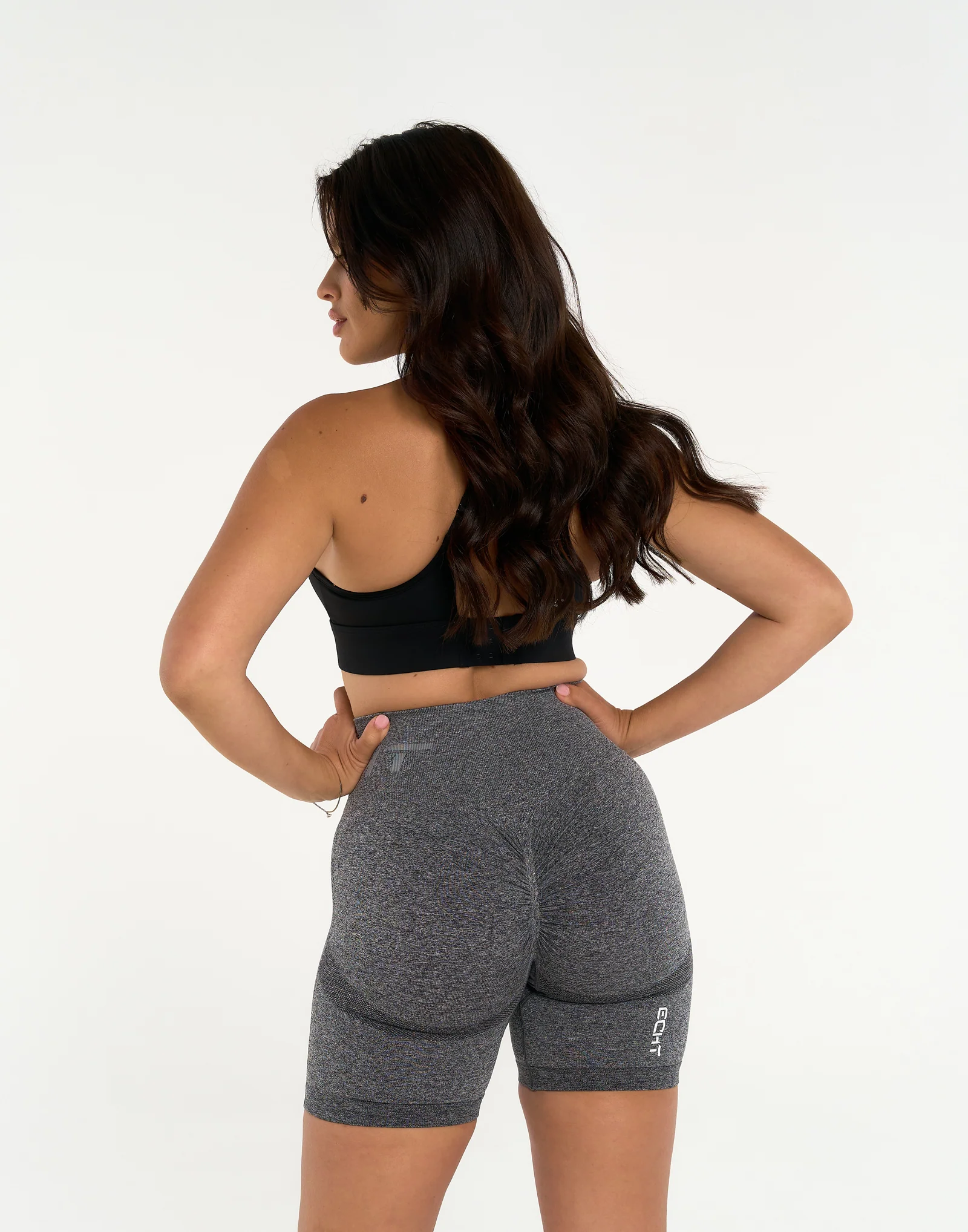 Arise Scrunch Shorts - Charcoal - Image 7