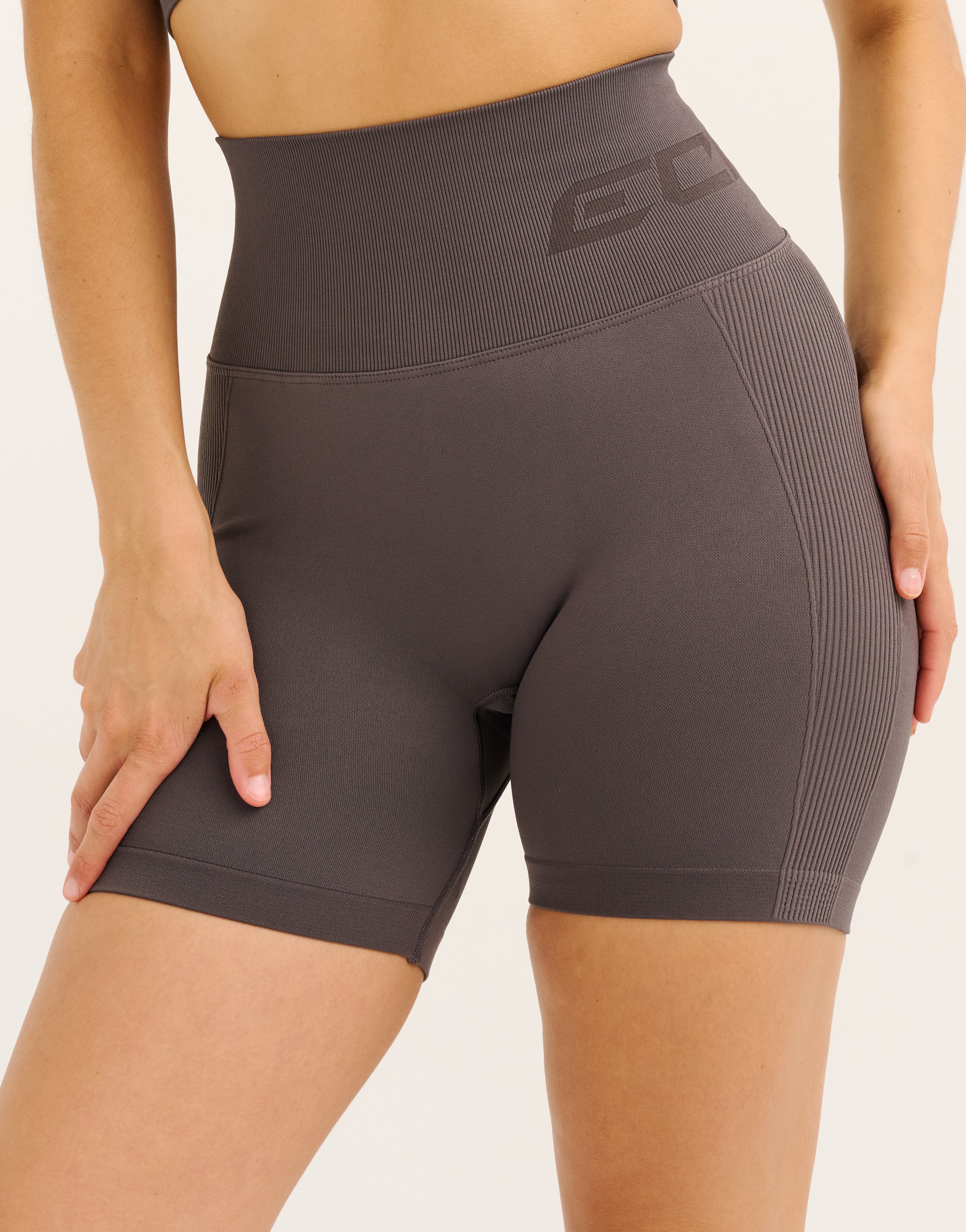 Arise Scrunch Shorts V2 - Slate Grey - Image 4