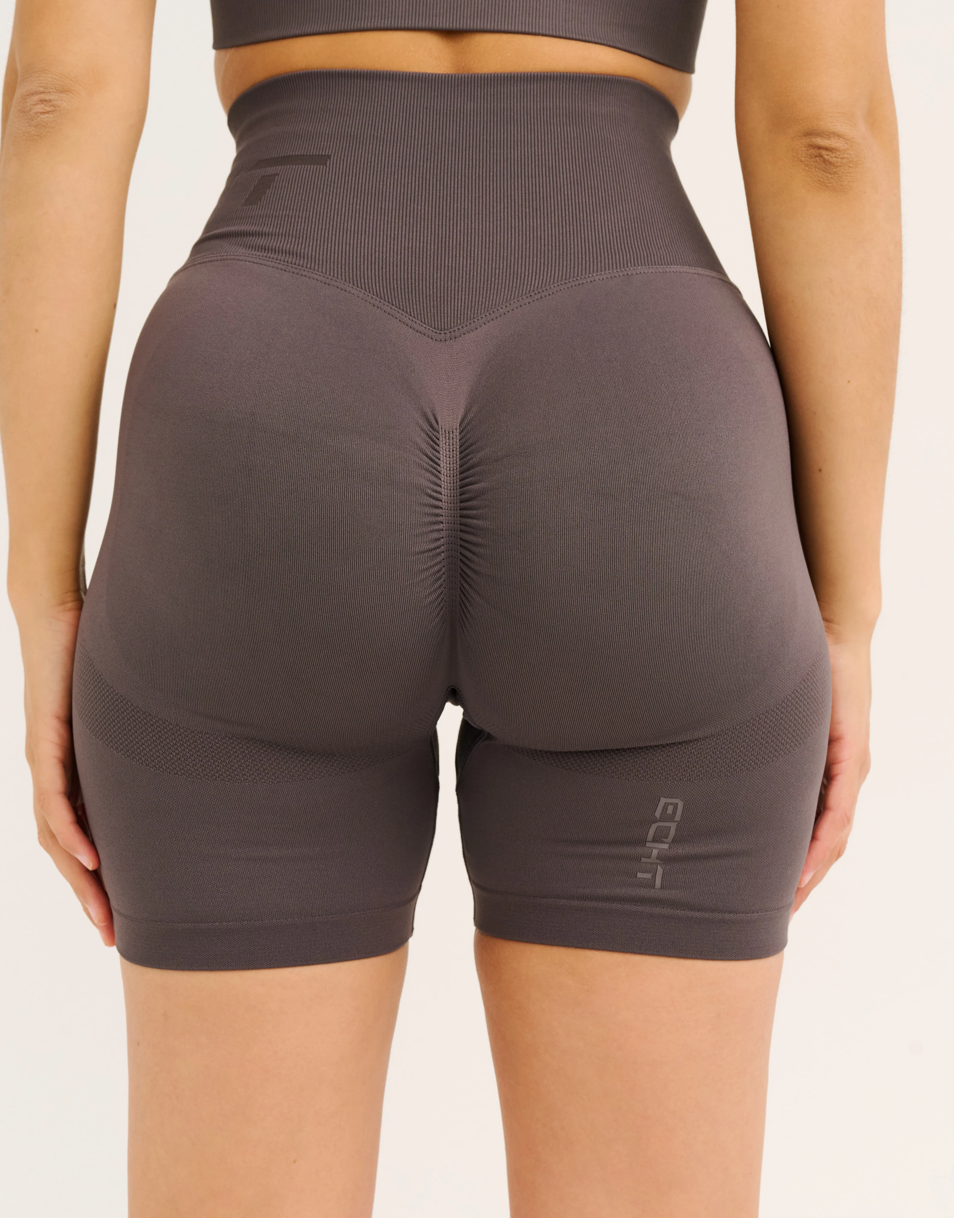 Arise Scrunch Shorts V2 - Slate Grey - Image 5