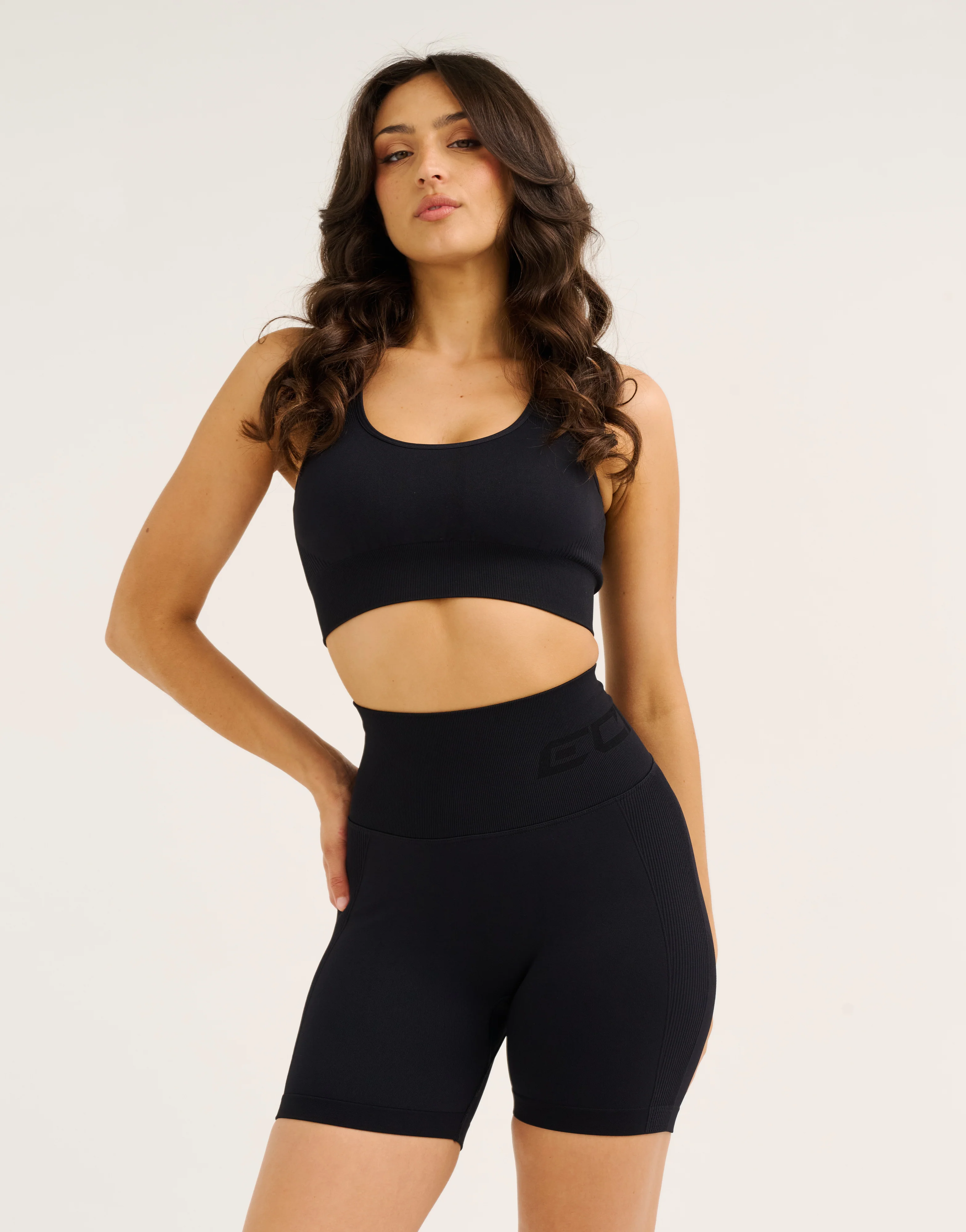 Arise Scrunch Shorts V2 - Stealth Black - Image 15