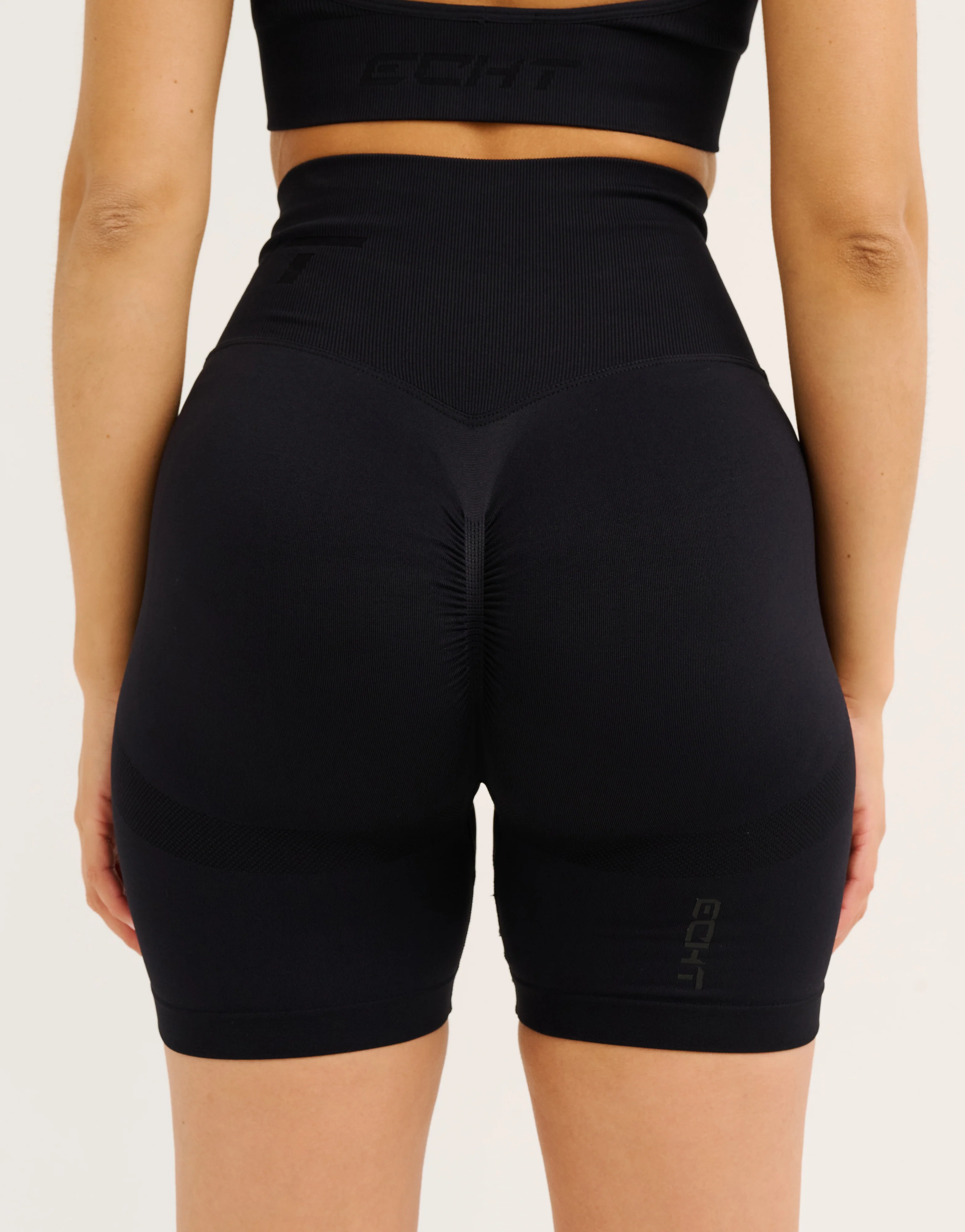 Arise Scrunch Shorts V2 - Stealth Black - Image 3