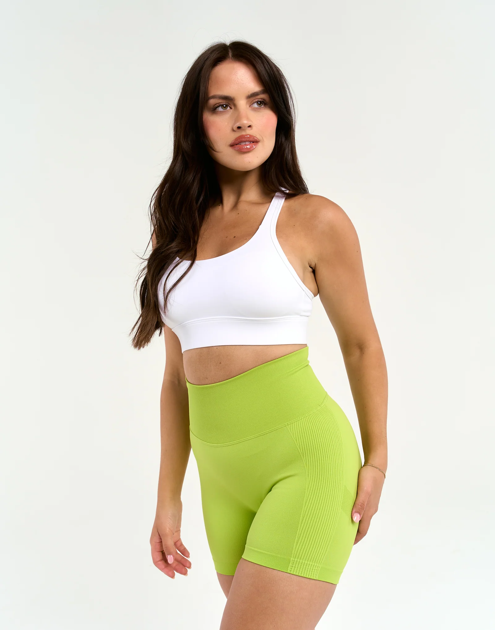 Arise Seamless Essential Shorts - Lime Green - Image 12
