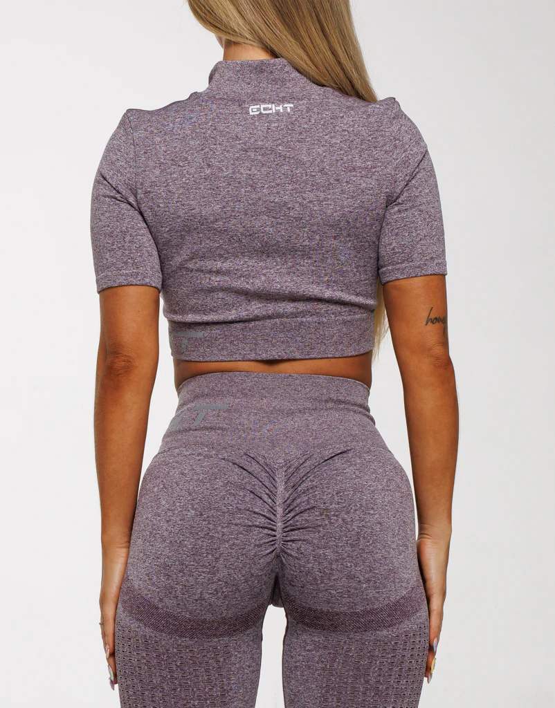 Arise Style Short Sleeve - Purple Marl - Image 2
