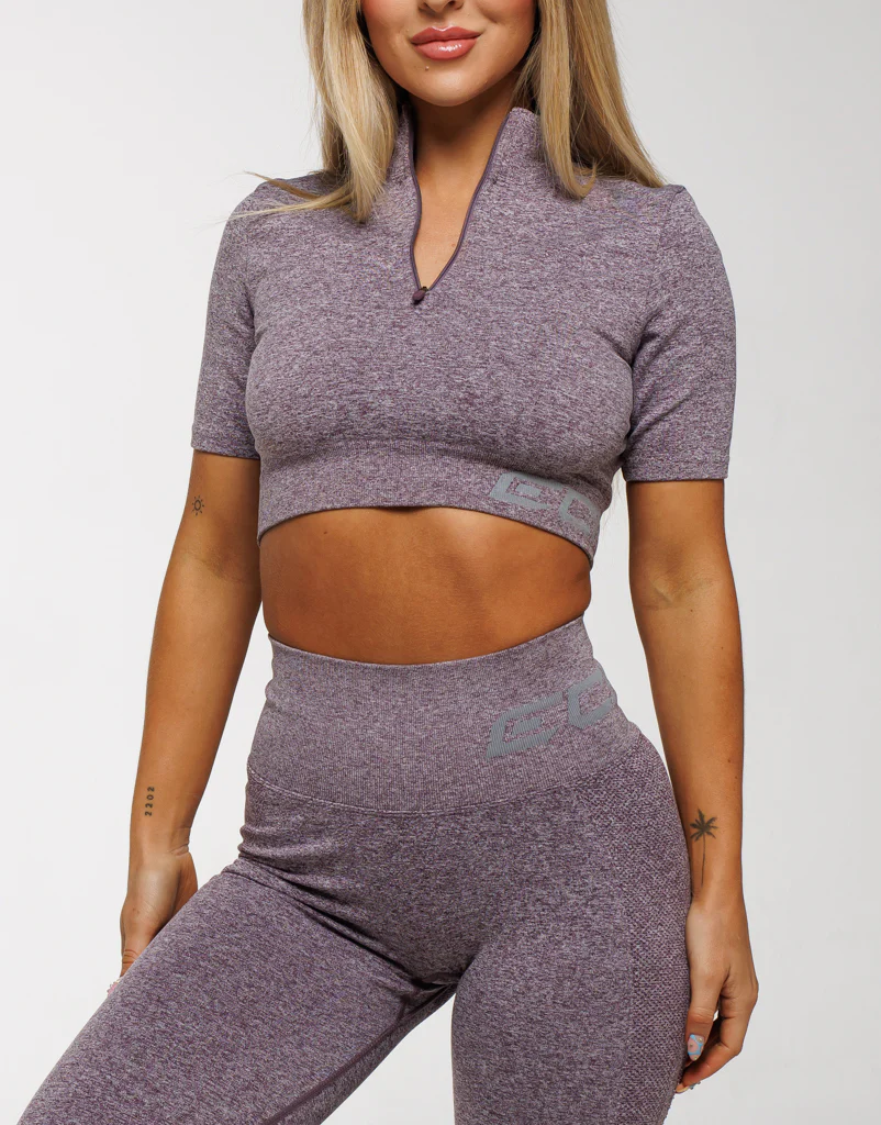 Arise Style Short Sleeve - Purple Marl - Image 5