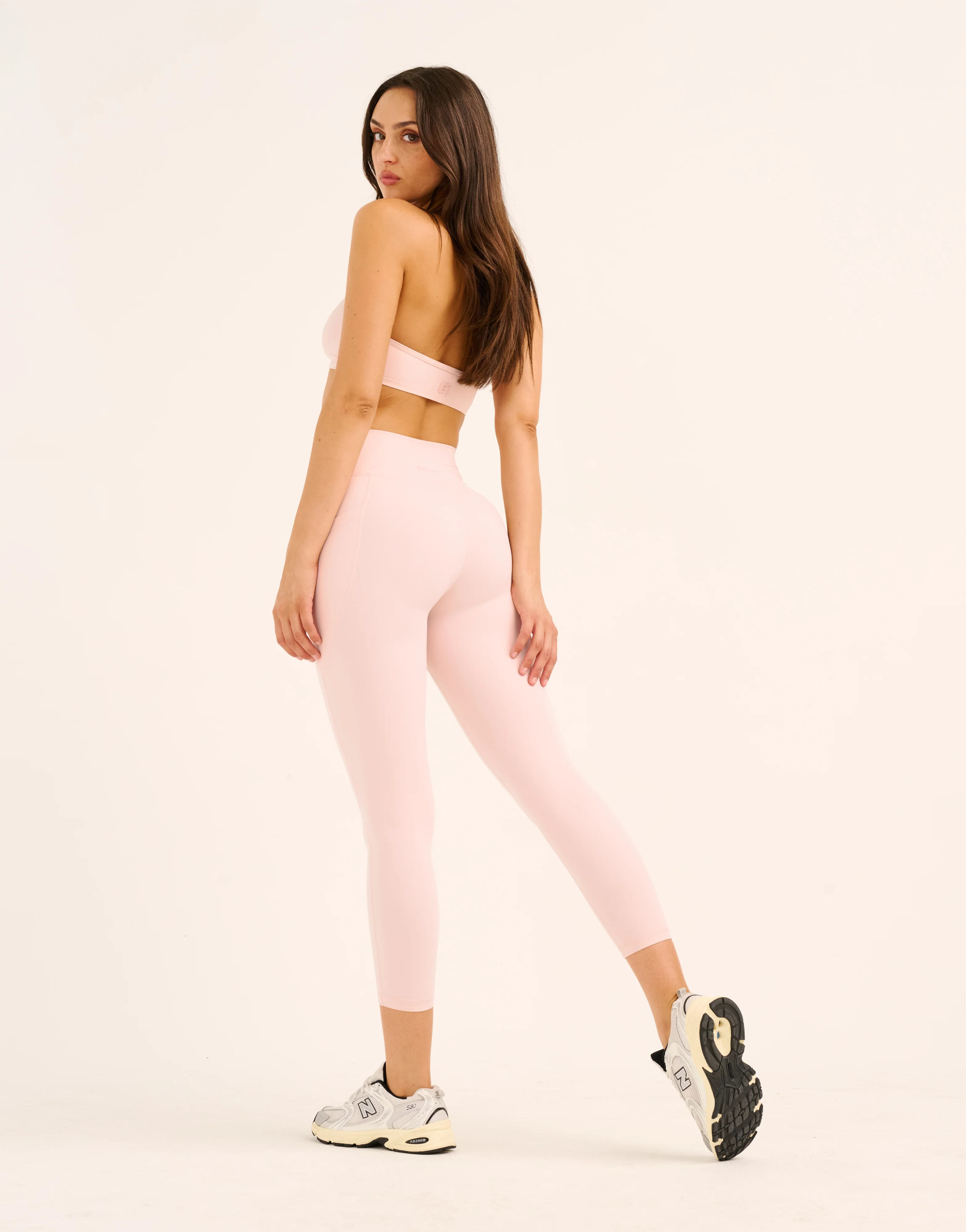 Ascend Pocket Leggings 23" - Mauve - Image 11