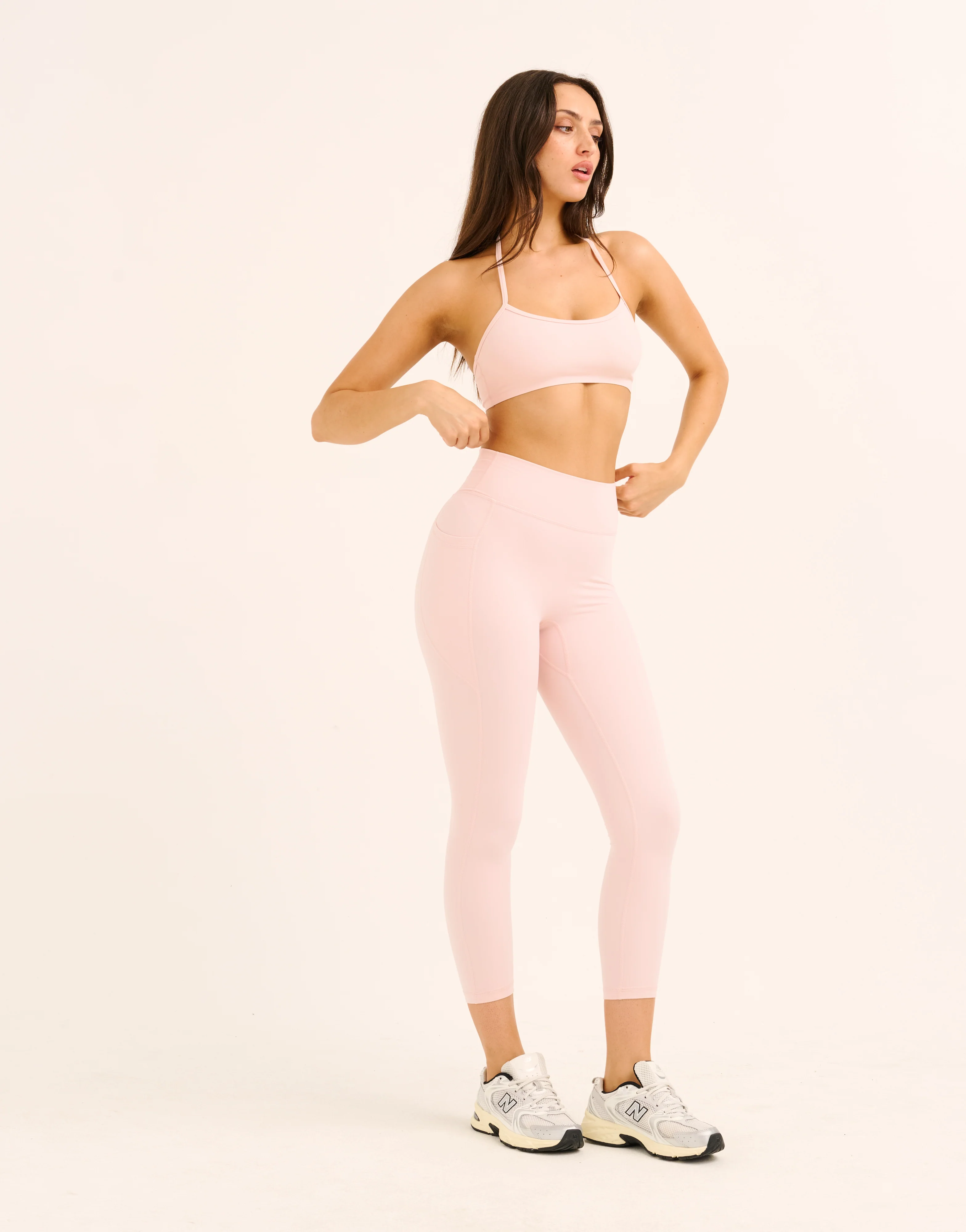 Ascend Pocket Leggings 23" - Mauve - Image 6