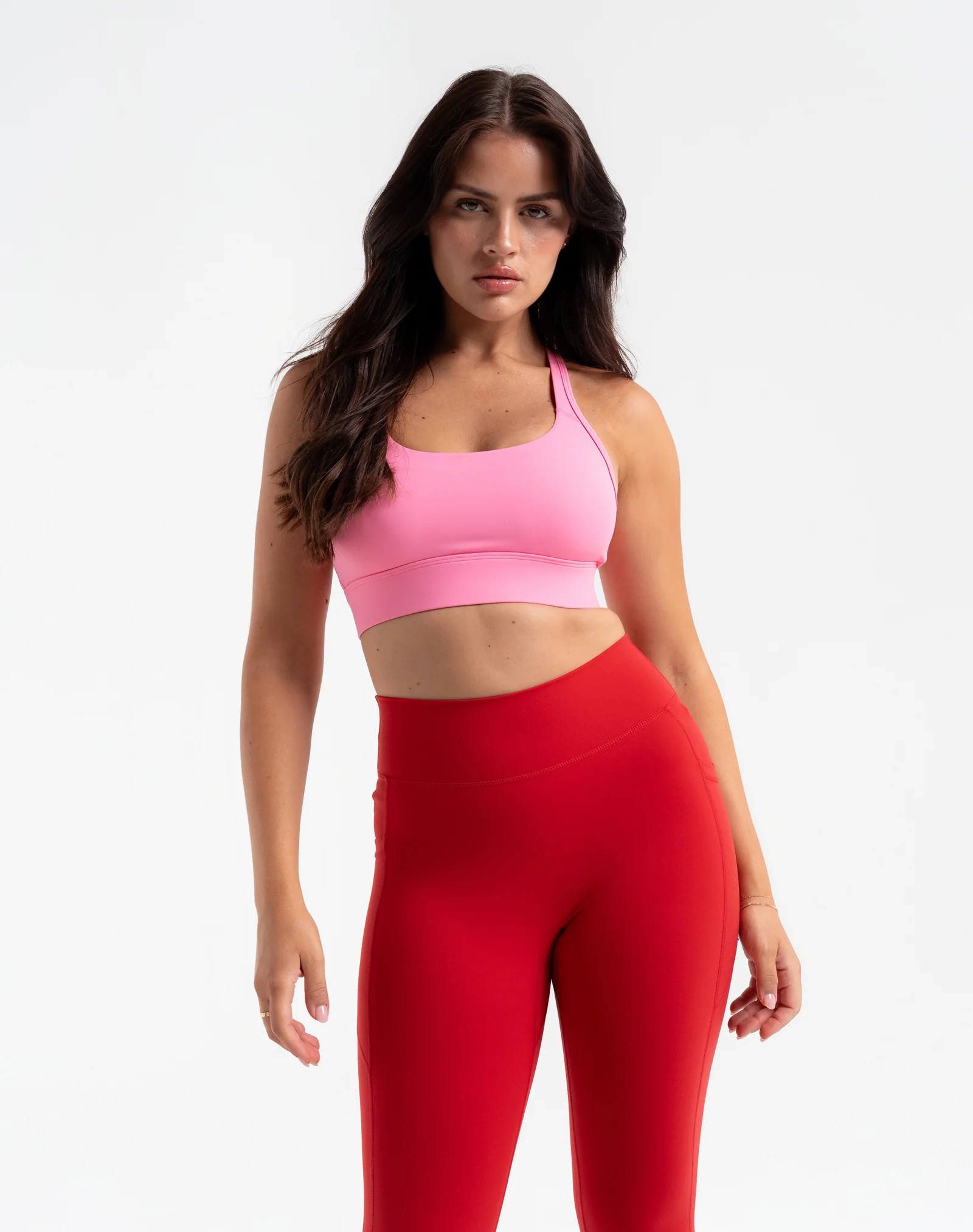Ascend Pocket Leggings 23" - Scarlet Red - Image 11