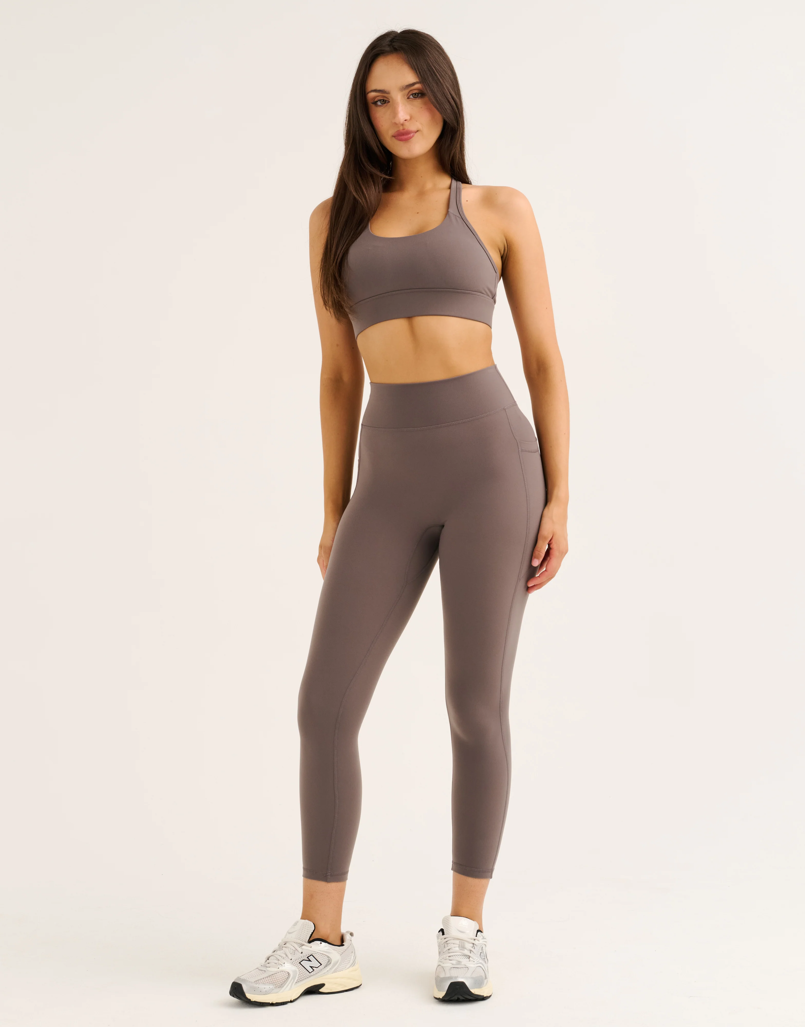 Ascend Pocket Leggings 23" - Slate Grey - Image 5