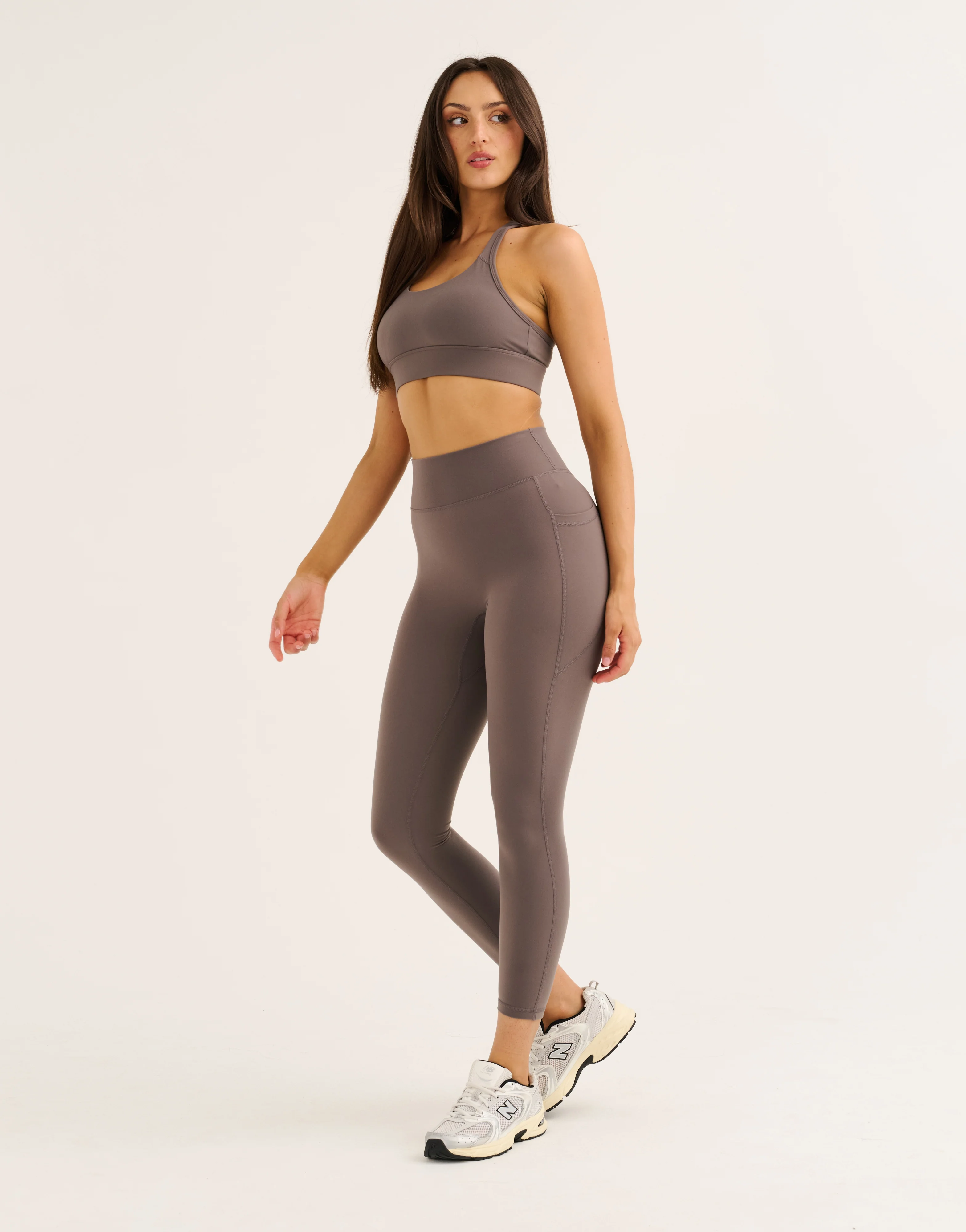 Ascend Pocket Leggings 23" - Slate Grey - Image 7