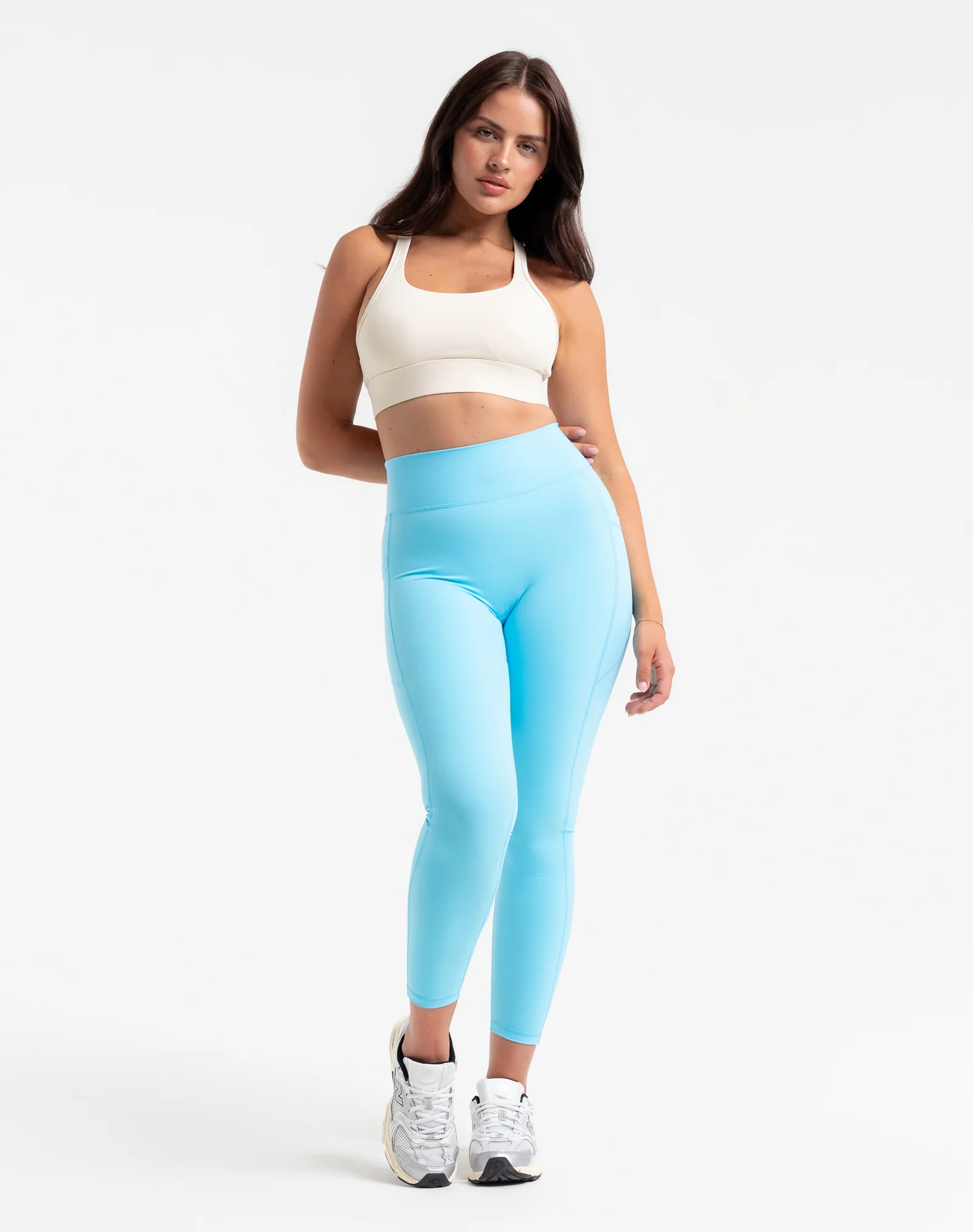 Ascend Pocket Leggings 25" - Baby Blue - Image 4
