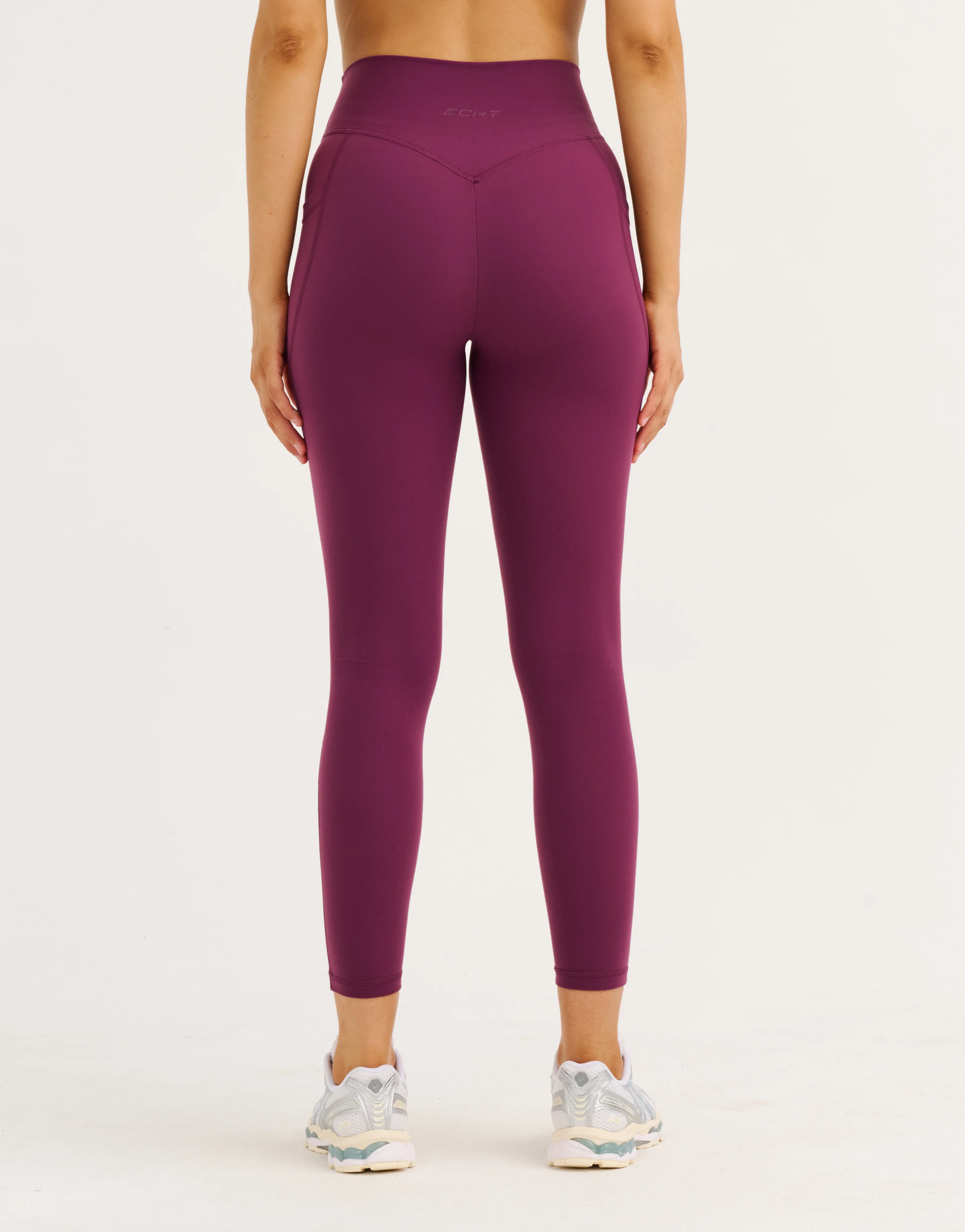 Ascend Pocket Leggings 25" - Blackberry - Image 7