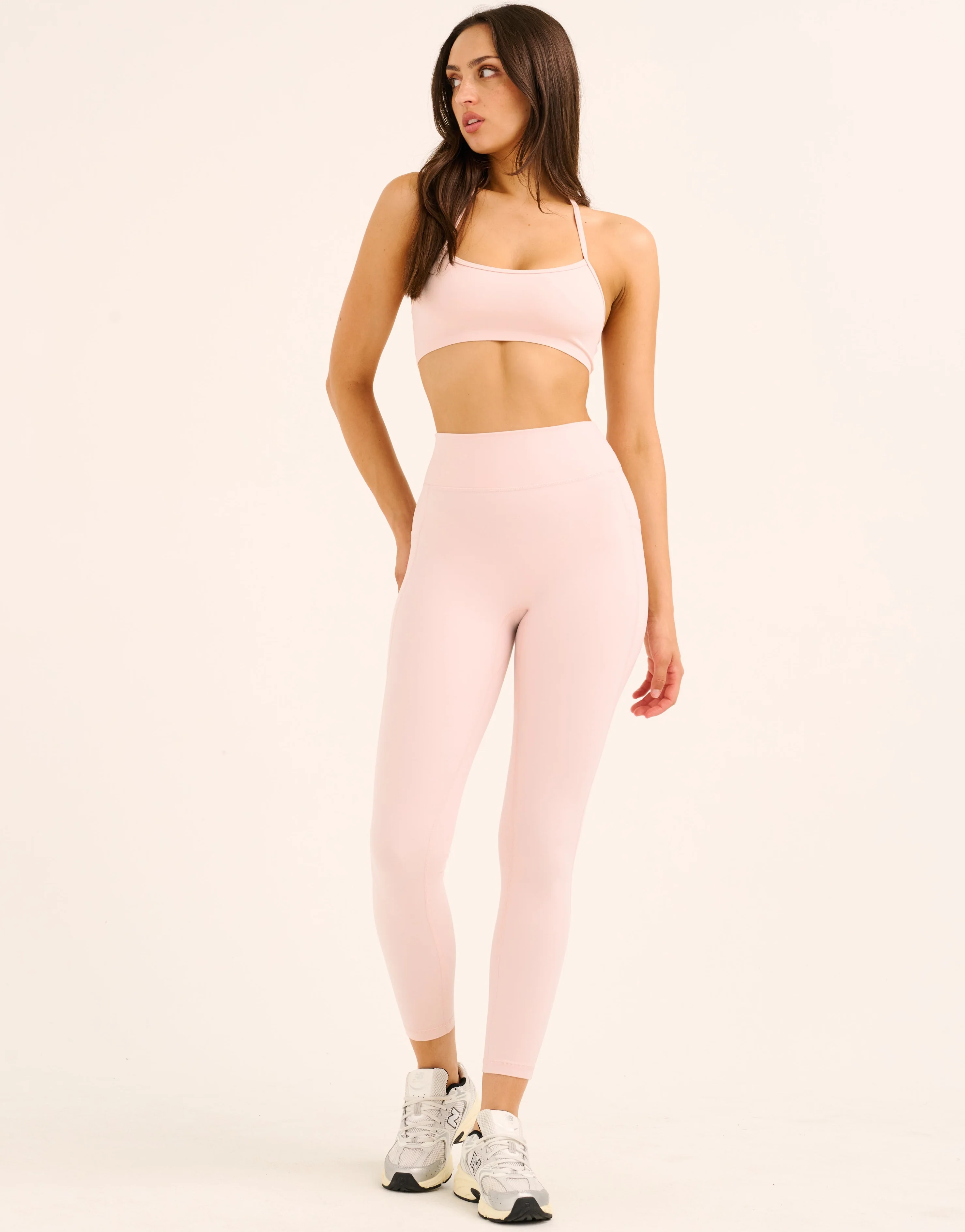 Ascend Pocket Leggings 25" - Mauve - Image 4