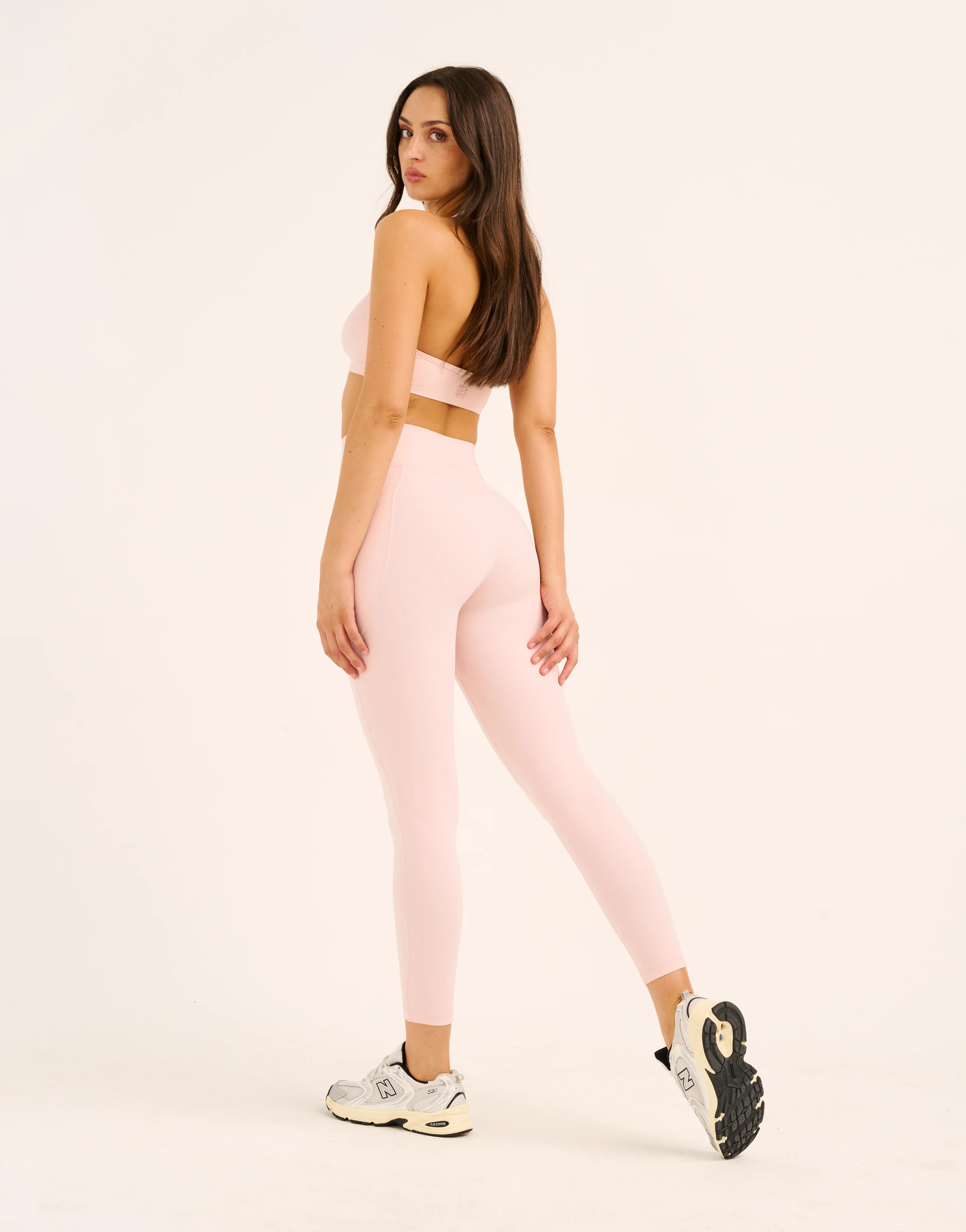 Ascend Pocket Leggings 25" - Mauve - Image 9