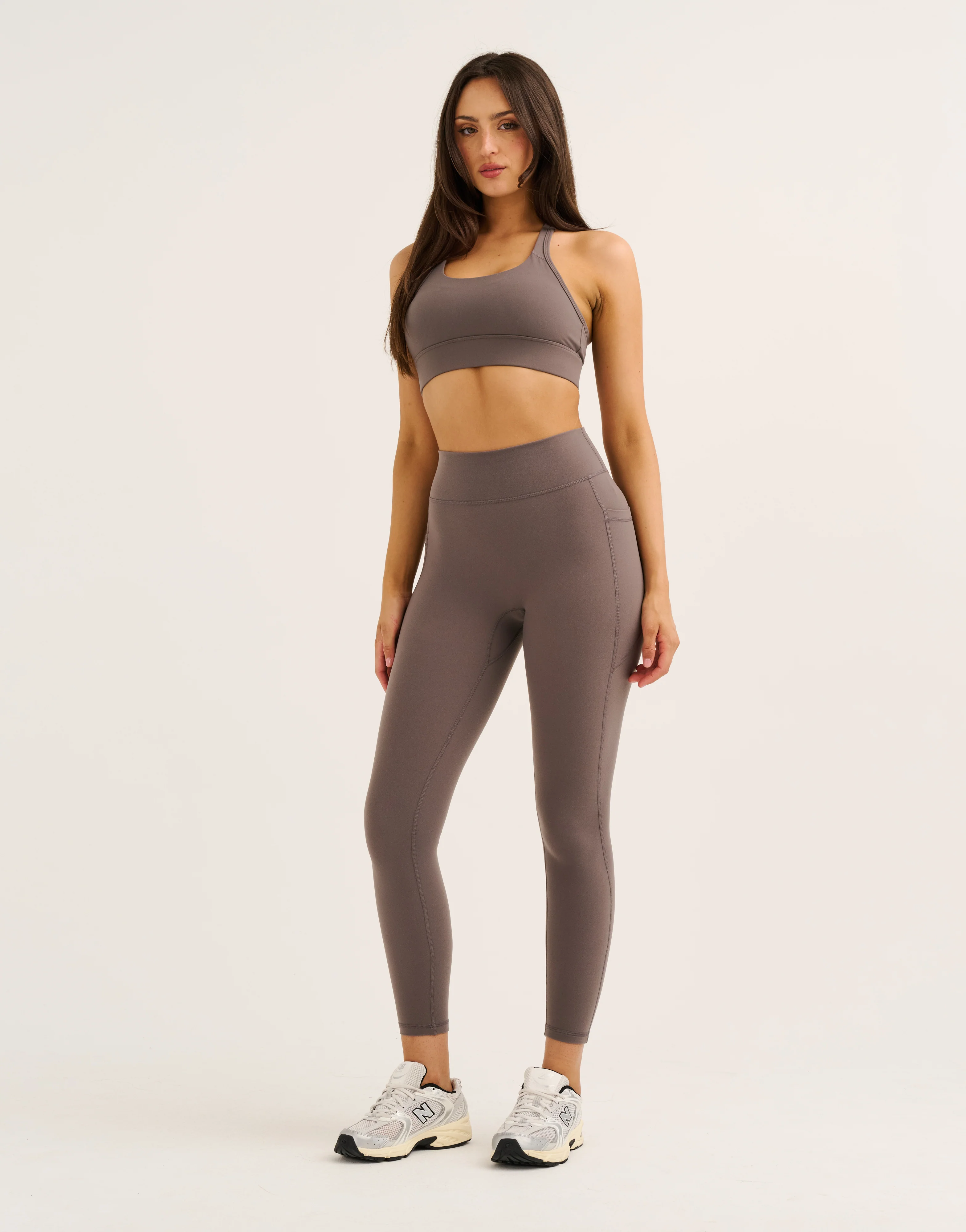 Ascend Pocket Leggings 25" - Slate Grey - Image 10
